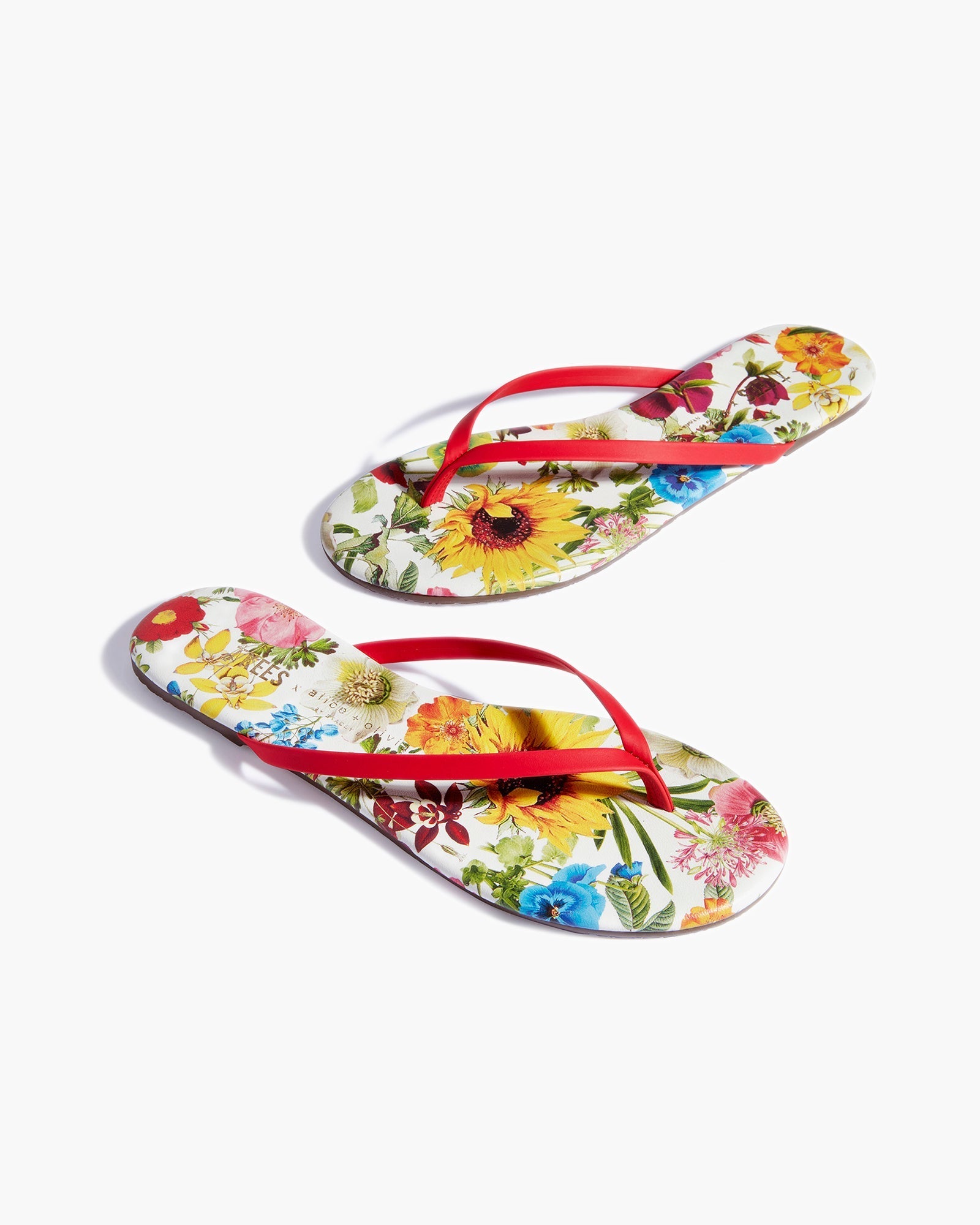 Multicolor Women's TKEES TKEES x Alice + Olivia Lily Flip Flops | YFLJRD735