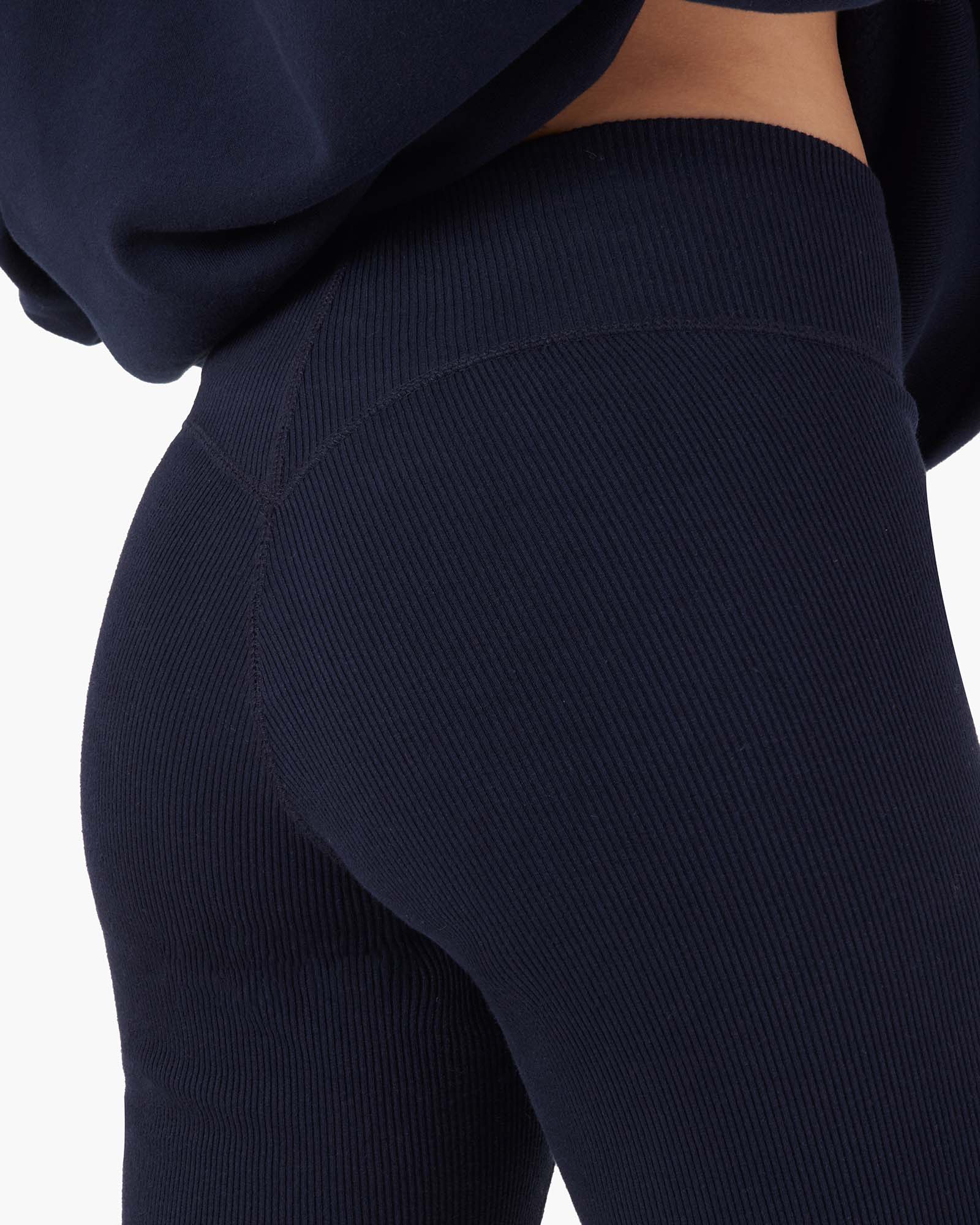 Navy Women's TKEES Rider Leggings | BPNFQS627