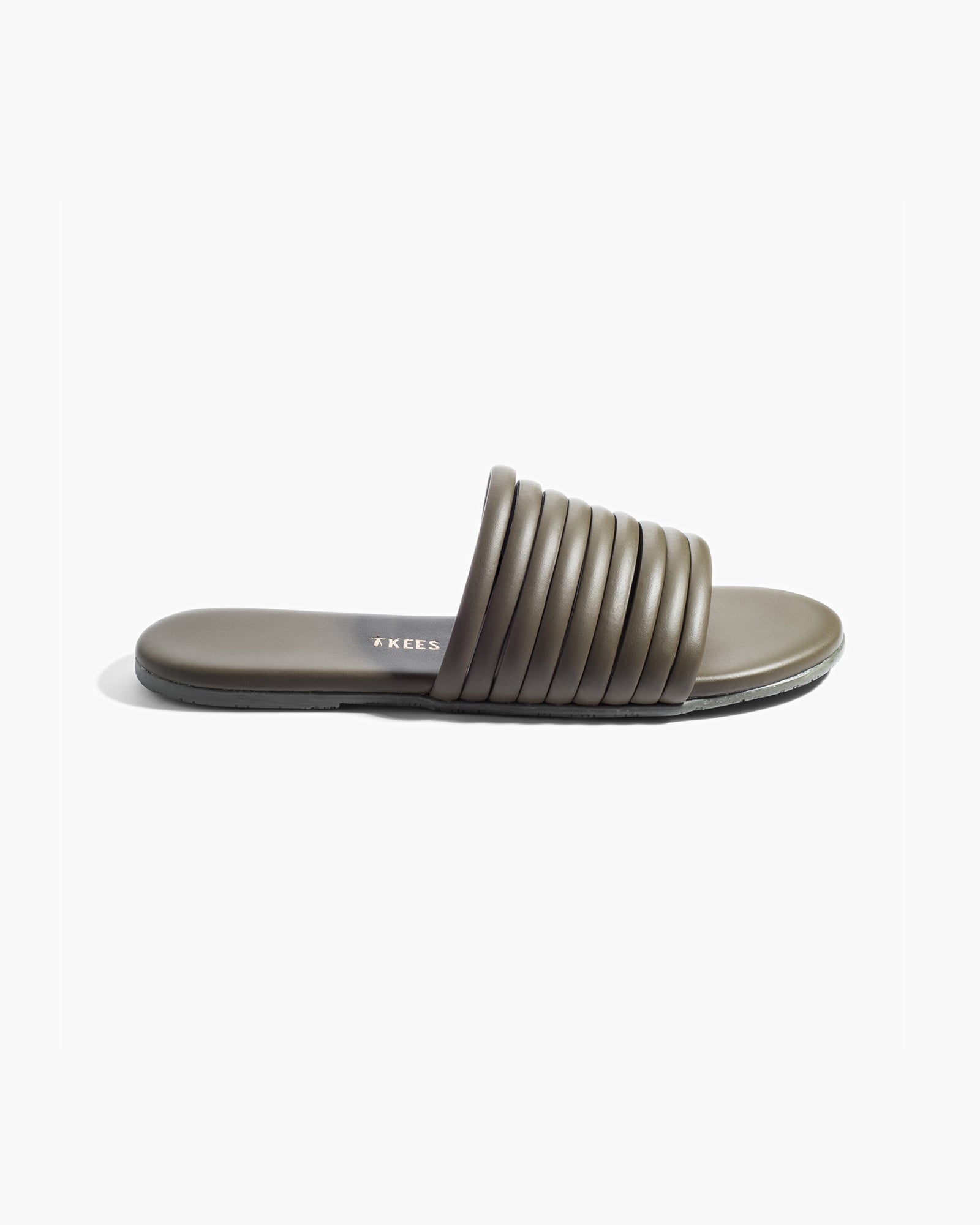 Olive Women's TKEES Caro Slides | ARZNYW057