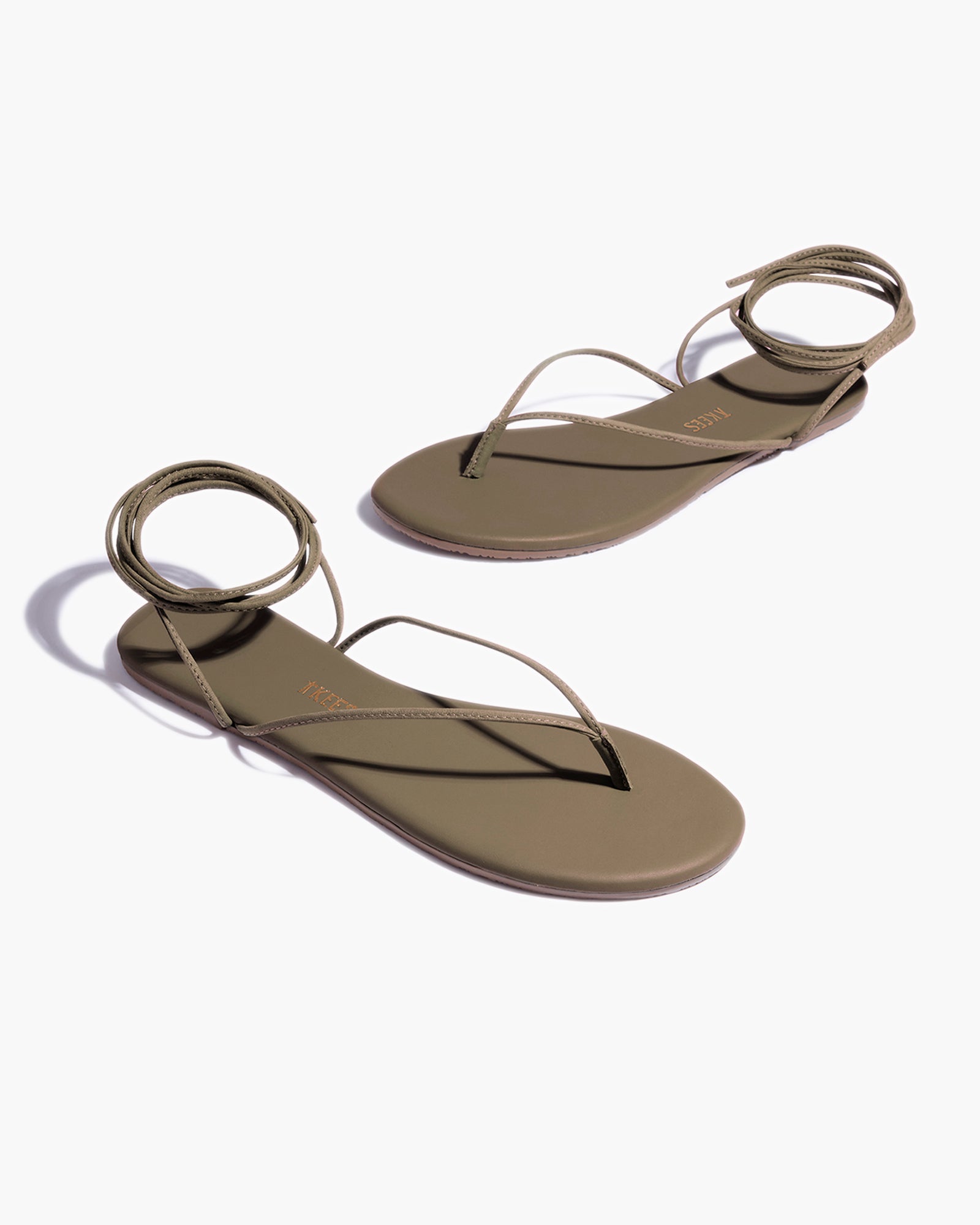 Olive Women's TKEES Lilu Sandals | VRAJEX451