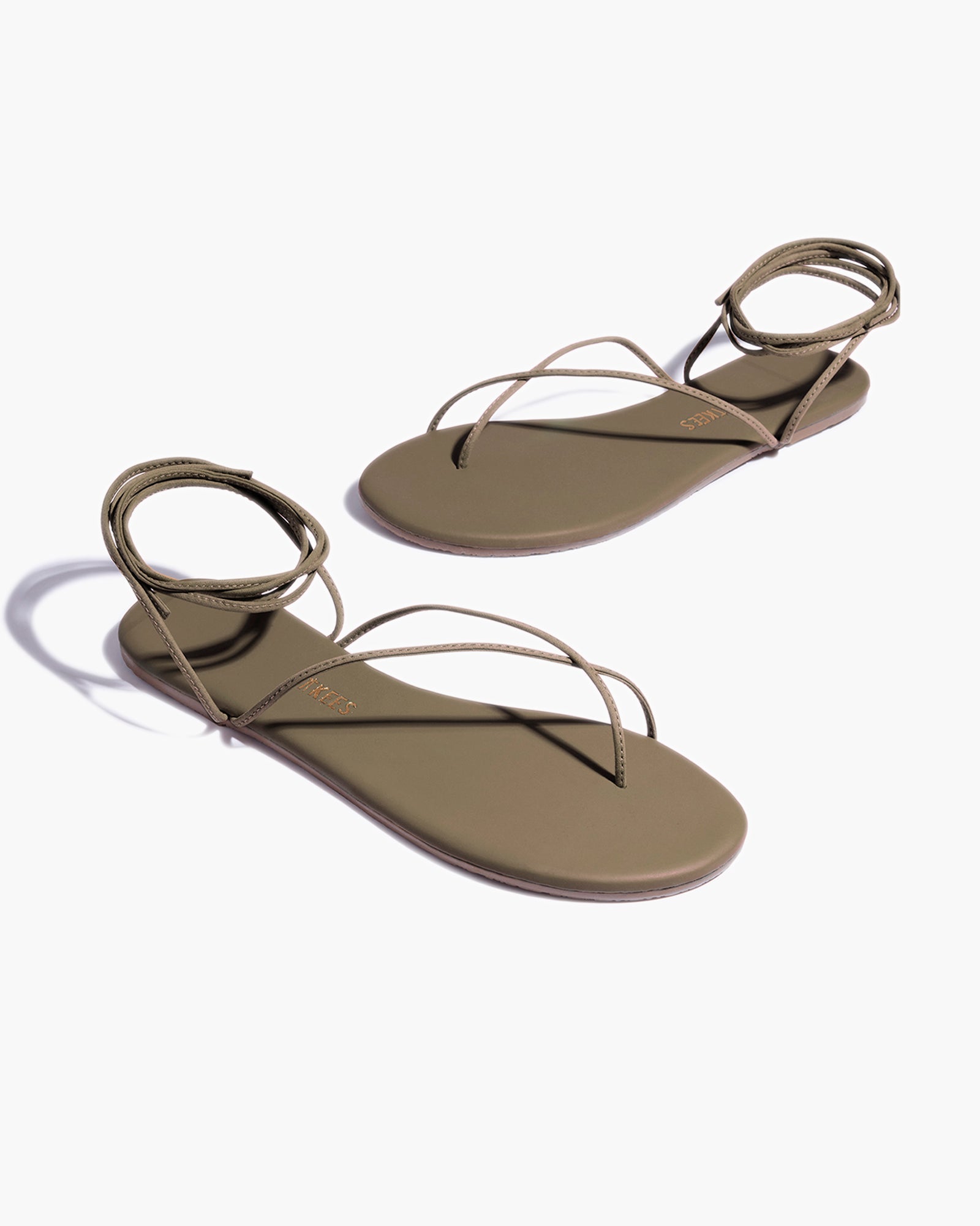 Olive Women's TKEES Roe Sandals | NLJYIB658