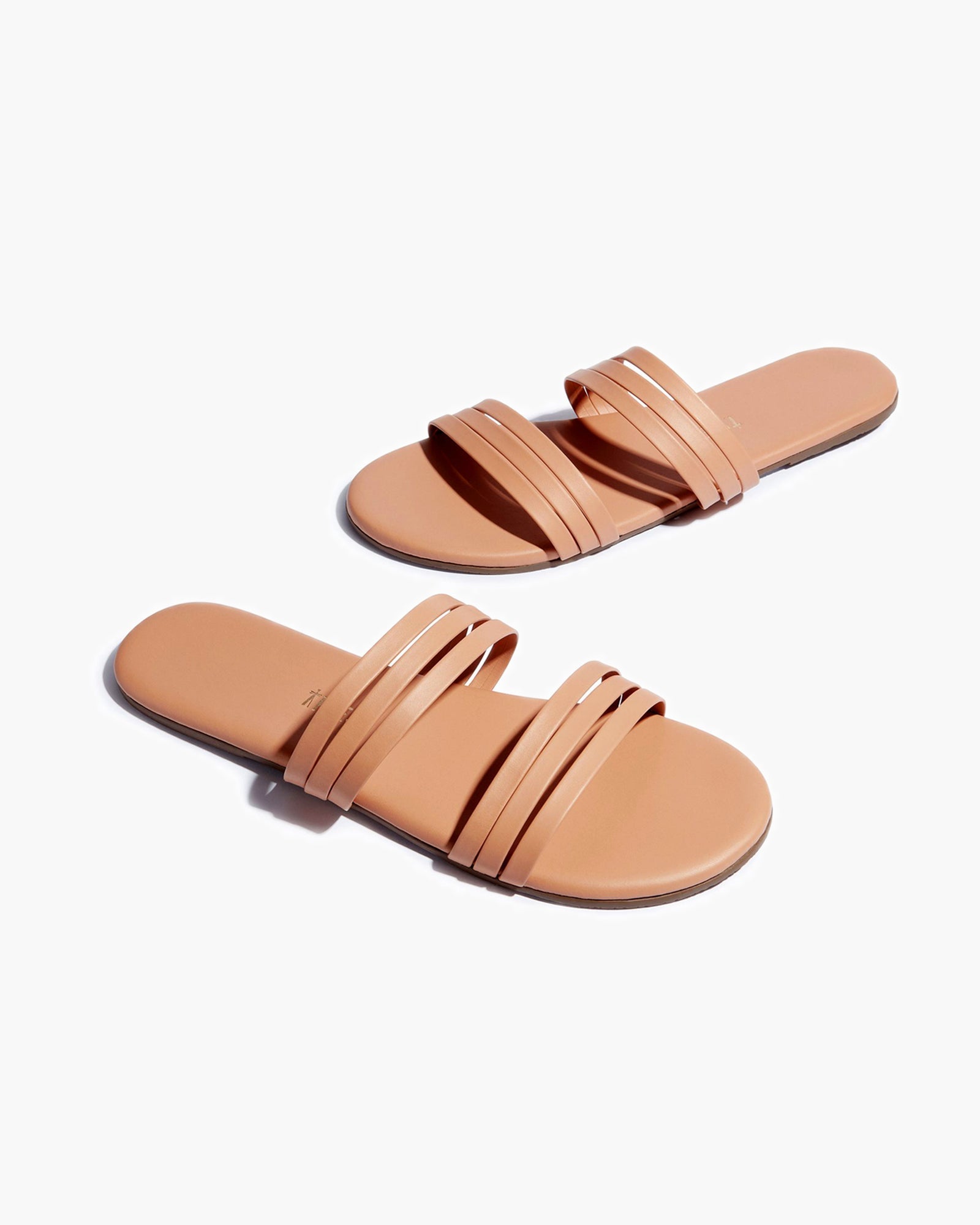 Pink Women's TKEES Allegra Slides | UNXCVP301