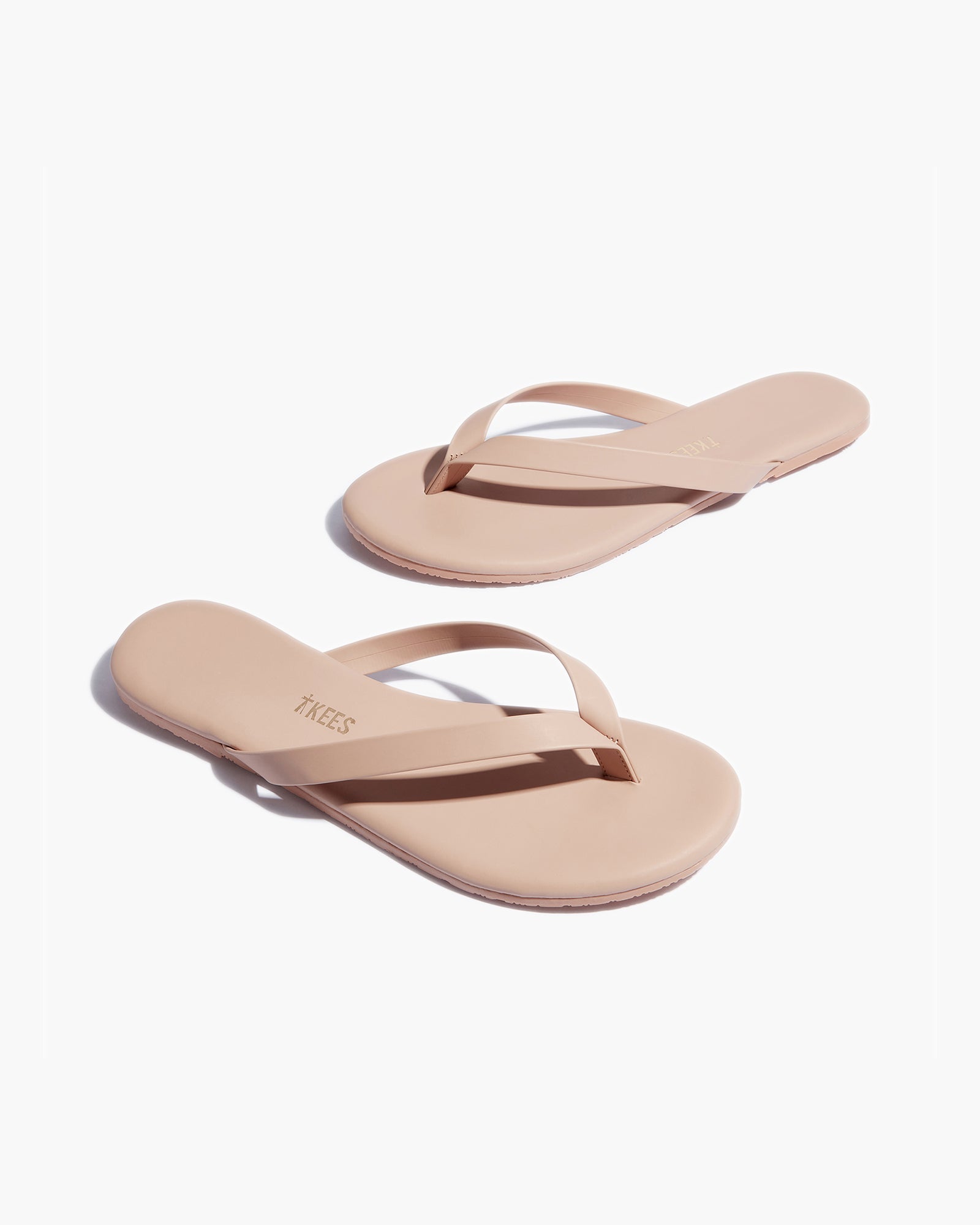 Pink Women's TKEES Boyfriend Vegan Flip Flops | ZBGMSR681