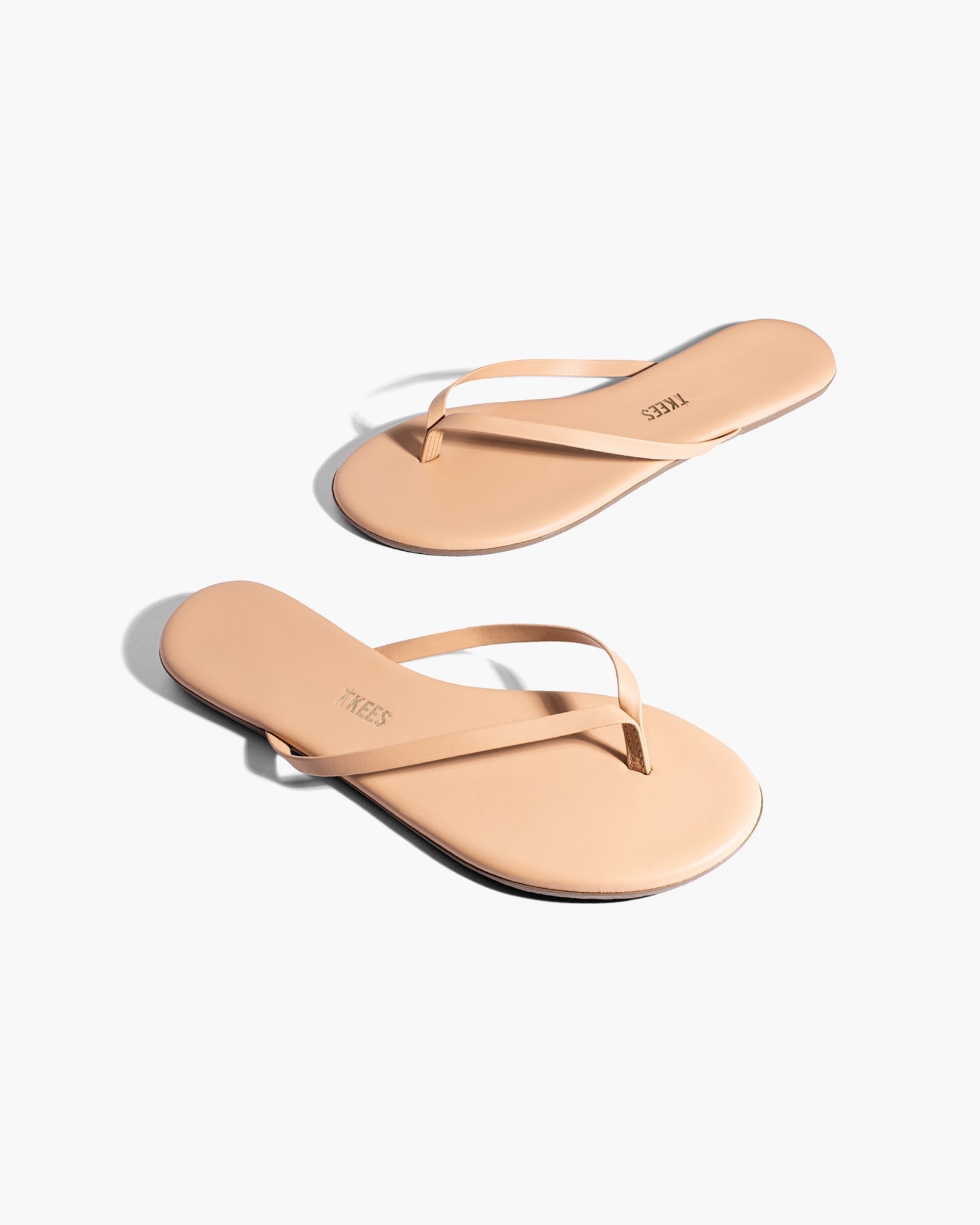 Pink Women's TKEES Lily Nudes Flip Flops | KTMSYV974