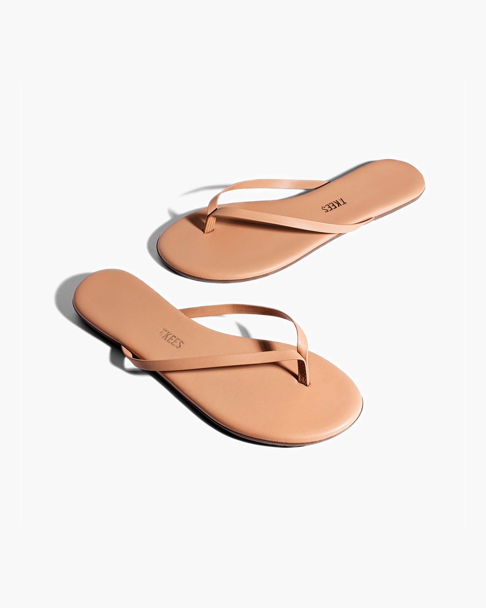 Pink Women's TKEES Lily Nudes Flip Flops | NLJMQR012