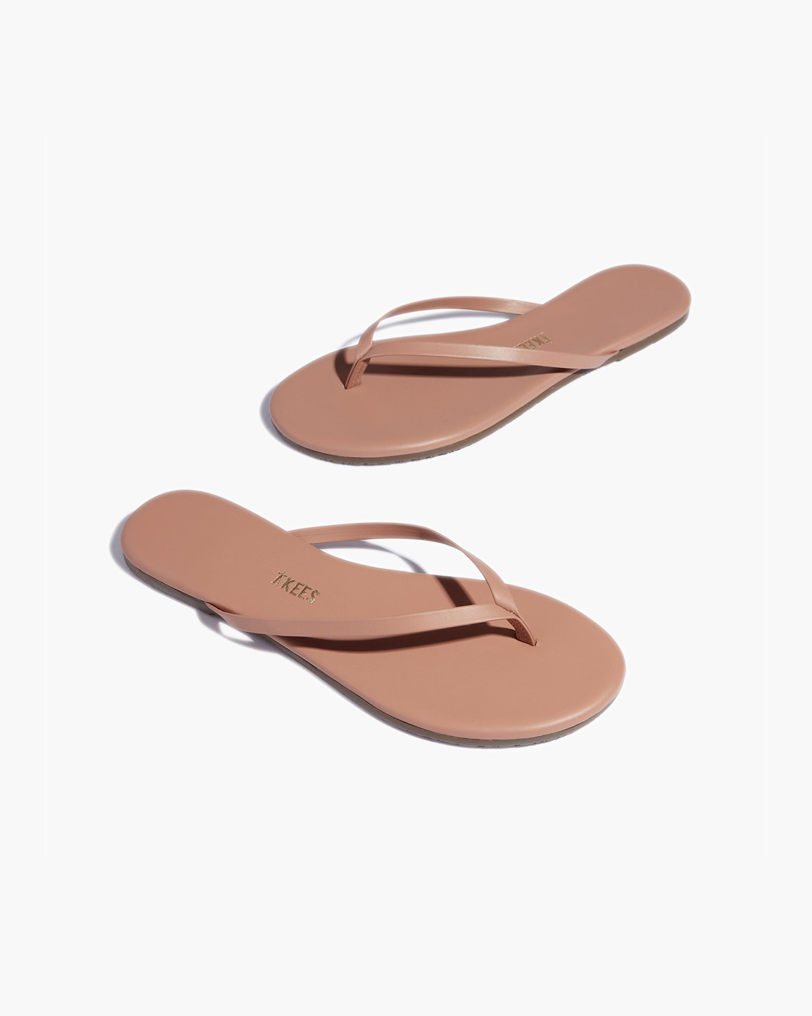 Pink Women's TKEES Lily Nudes Flip Flops | QBXIMR508