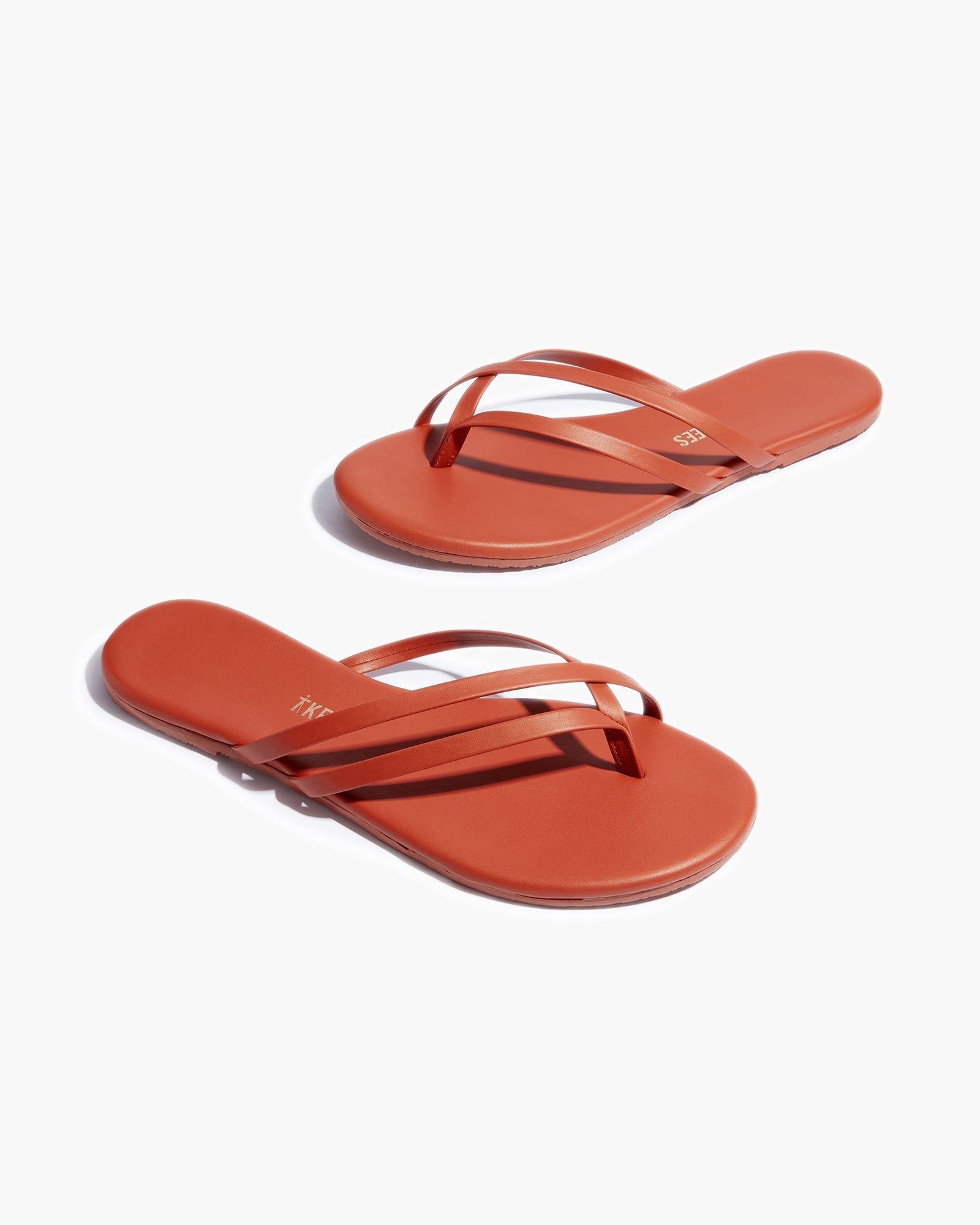 Red Women's TKEES Liri Flip Flops | WKNVBM502