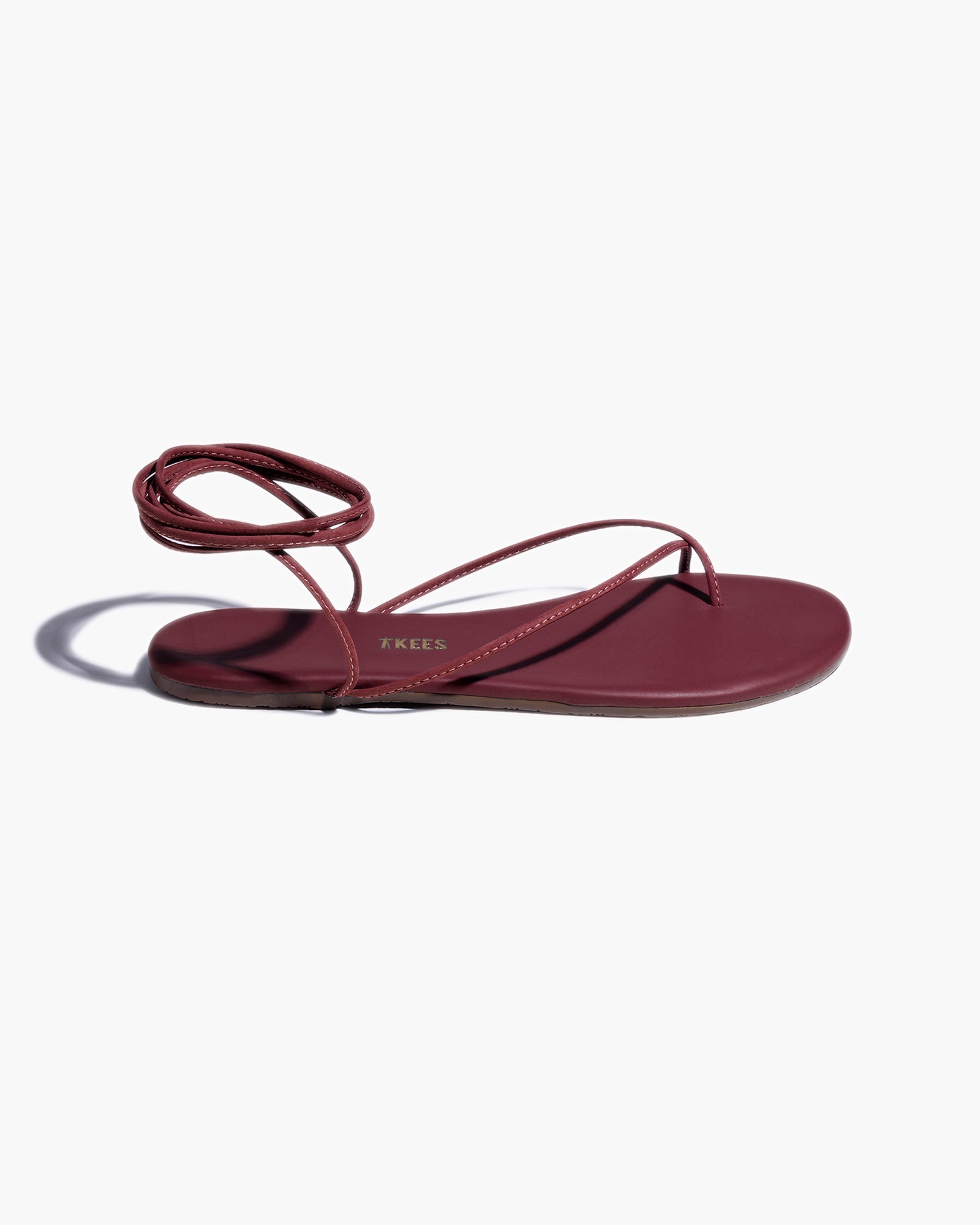 Red Women's TKEES Roe Sandals | LOCGFR692