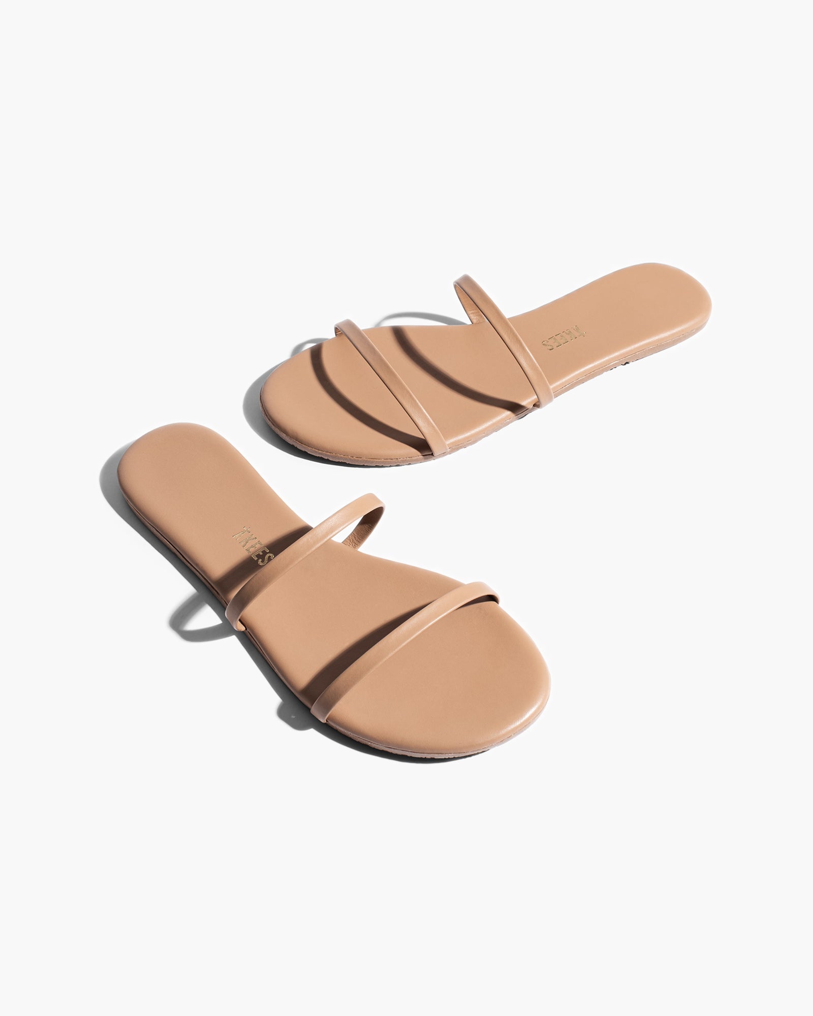 Rose Gold Women's TKEES Gemma Sandals | DGTEIK568