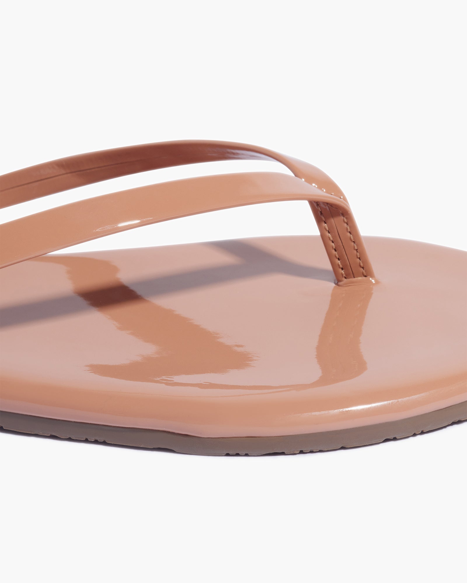 Rose Gold Women's TKEES Lily Glosses Flip Flops | FIXAUN869