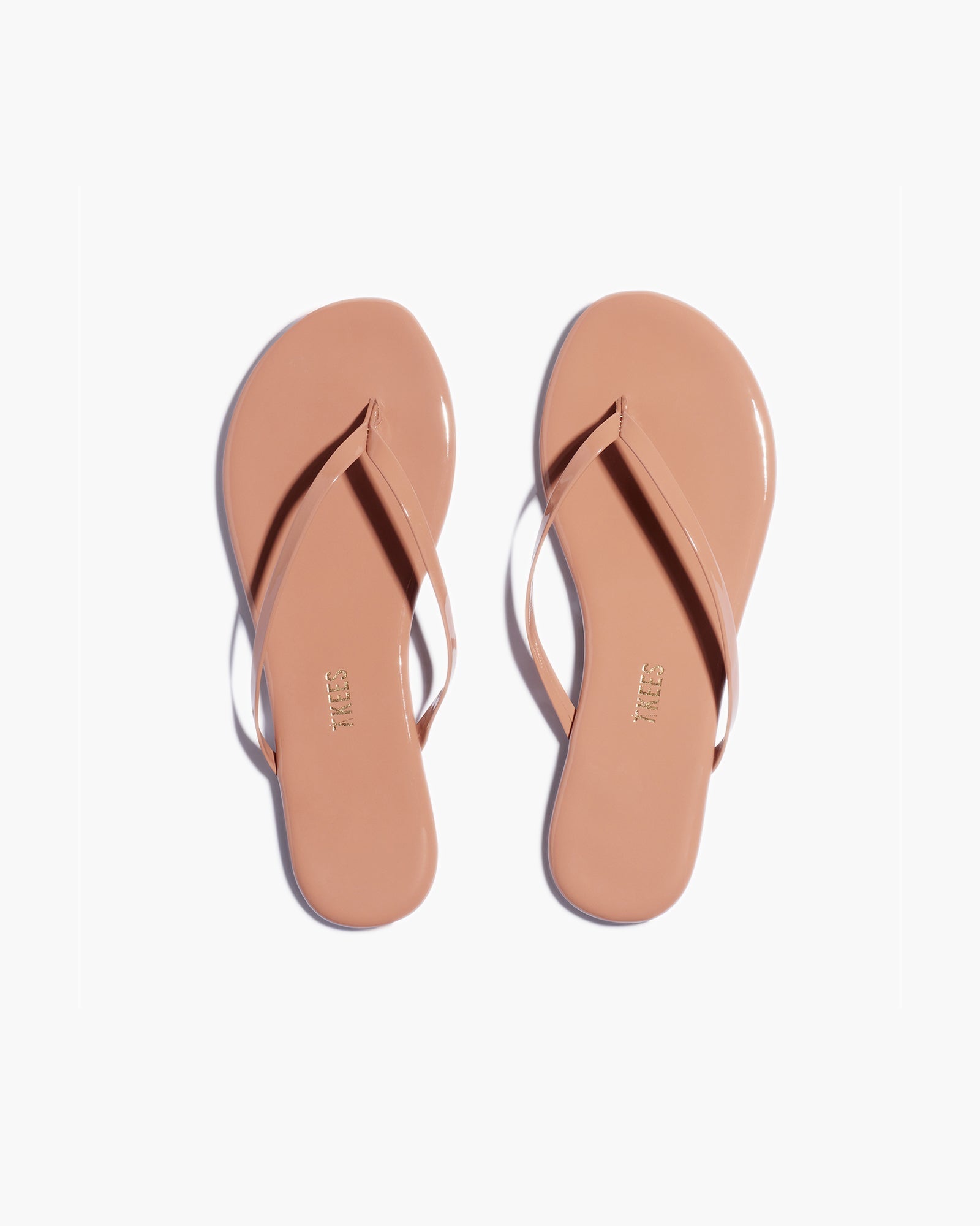 Rose Gold Women\'s TKEES Lily Glosses Flip Flops | FIXAUN869