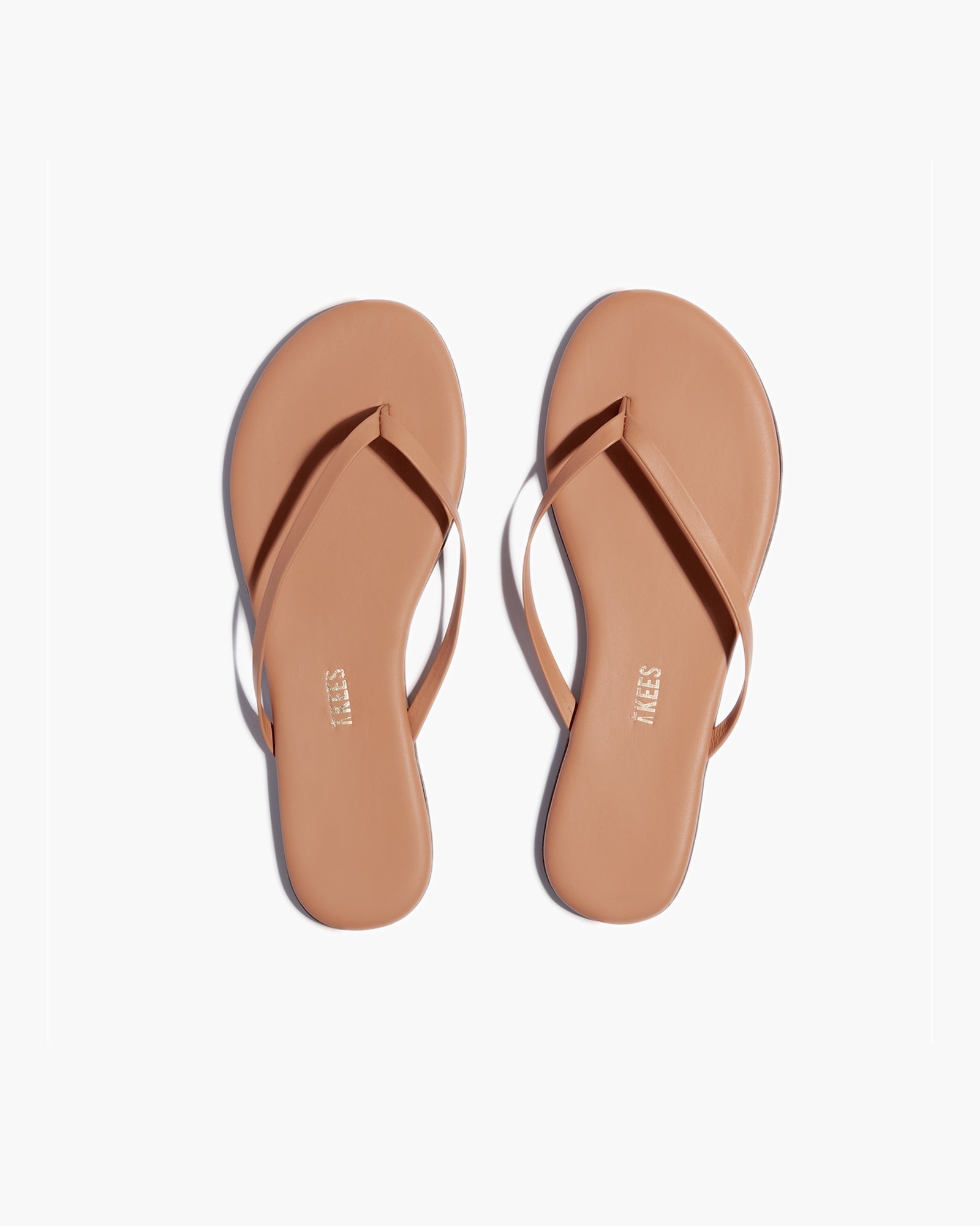 Rose Gold Women\'s TKEES Lily Vegan Flip Flops | XFJKZG937