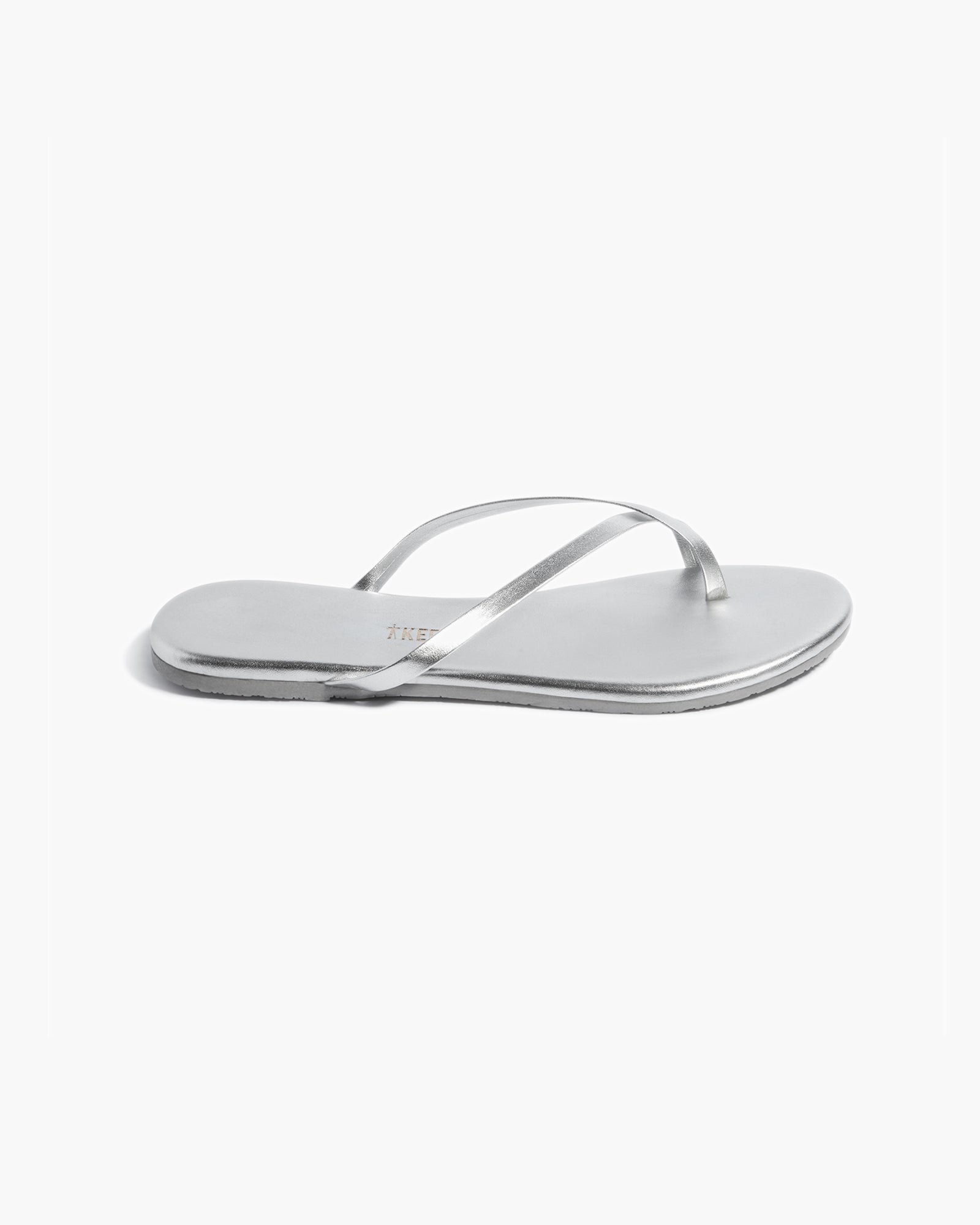 Silver Women's TKEES Riley Metallics Sandals | NJYXCA965