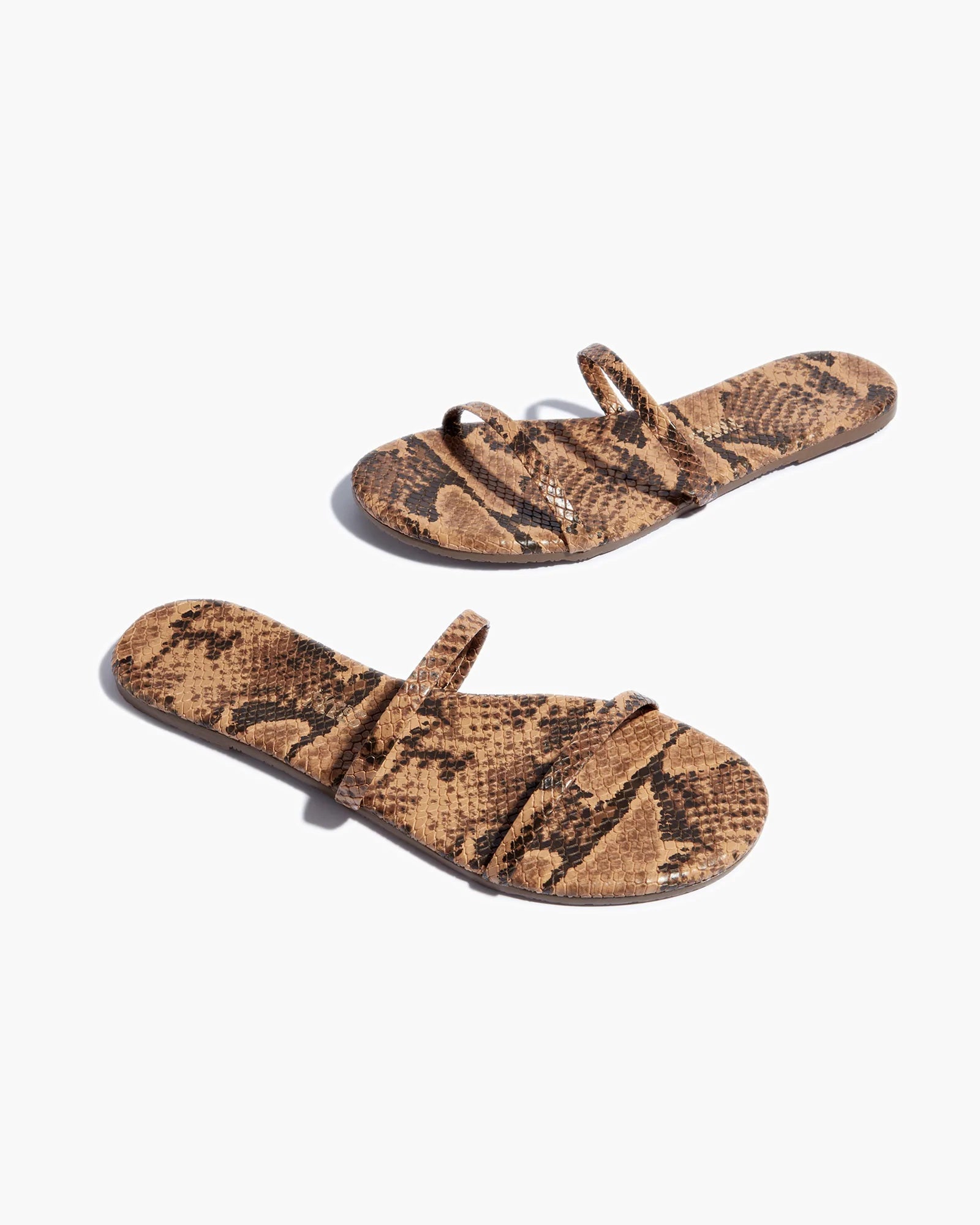 Snake Women's TKEES Gemma Vegan Animal Sandals | UQDTNY367