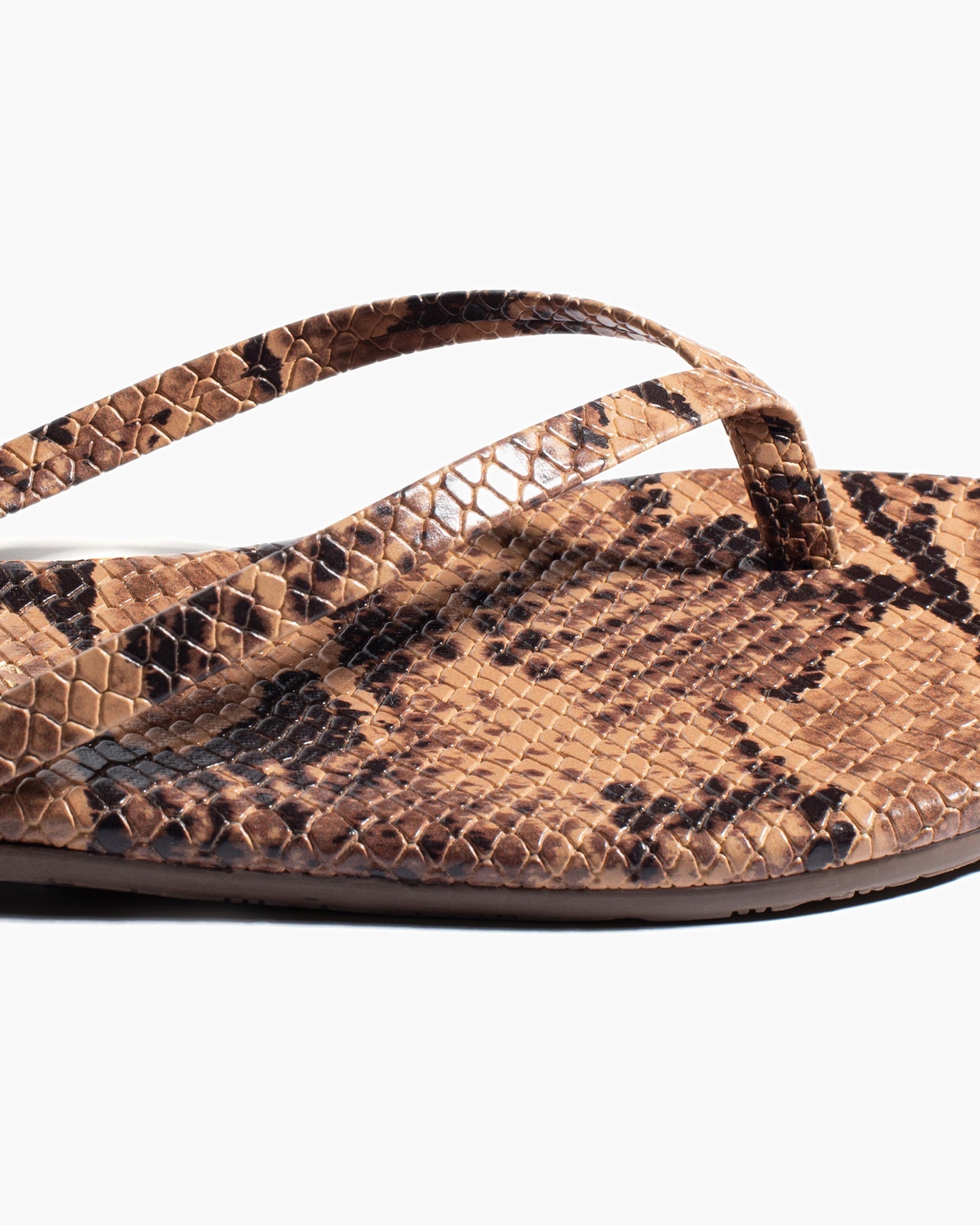 Snake Women's TKEES Lily Vegan Animal Flip Flops | IBMGPQ694