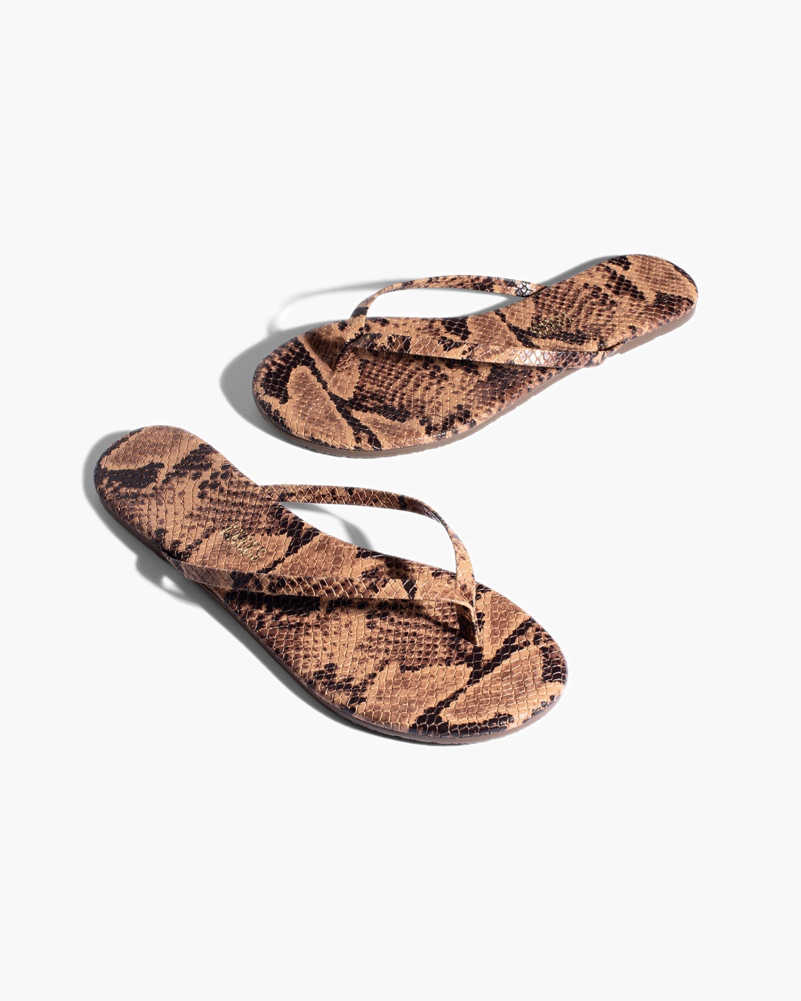 Snake Women's TKEES Lily Vegan Animal Flip Flops | IBMGPQ694