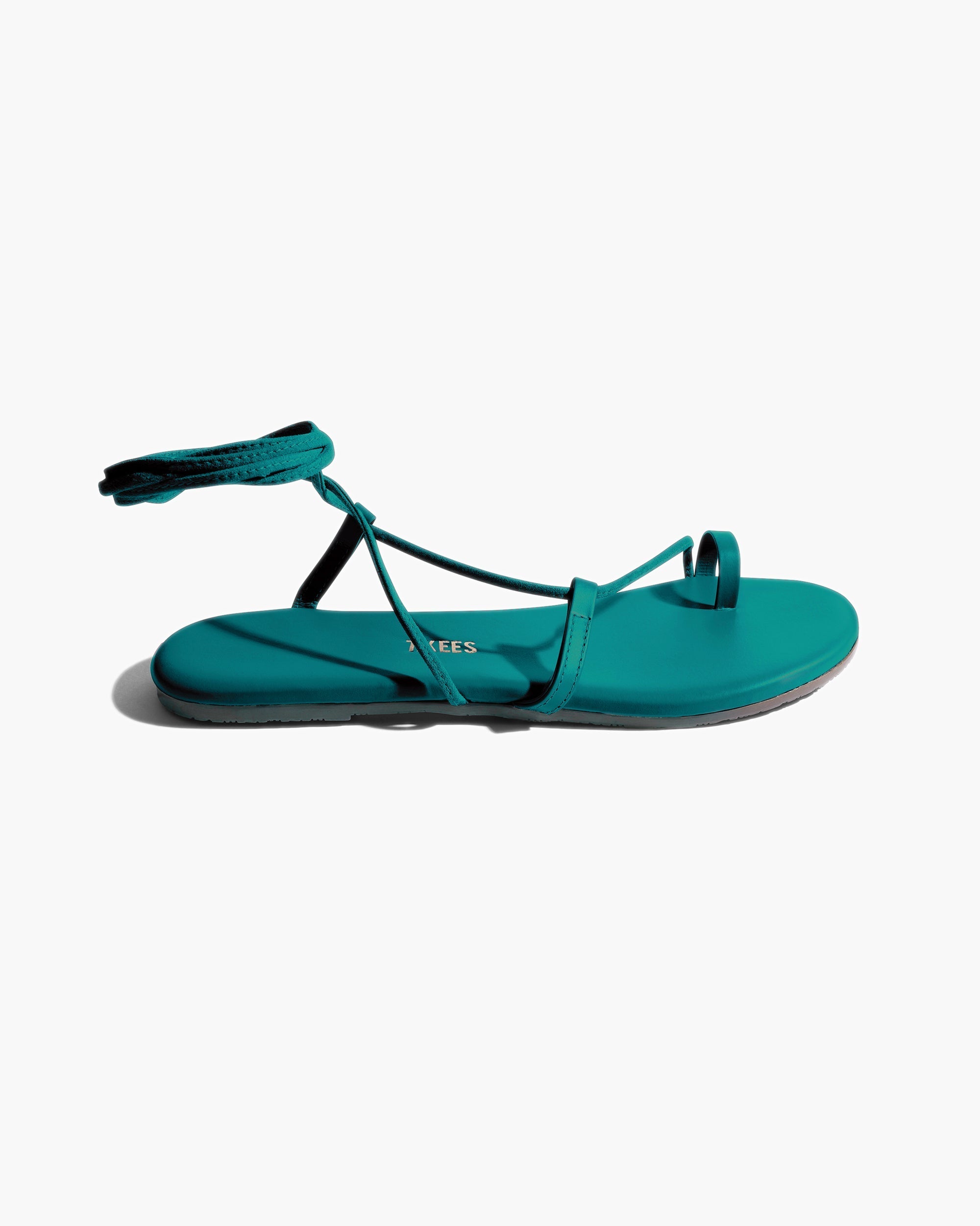 Turquoise Women's TKEES Jo Pigments Sandals | HETVLN468