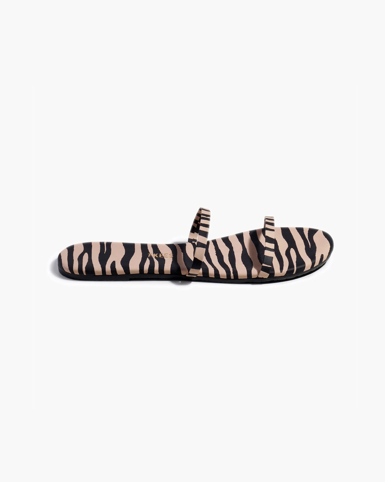 White / Black Women's TKEES Gemma Animal Sandals | WSKRBT864