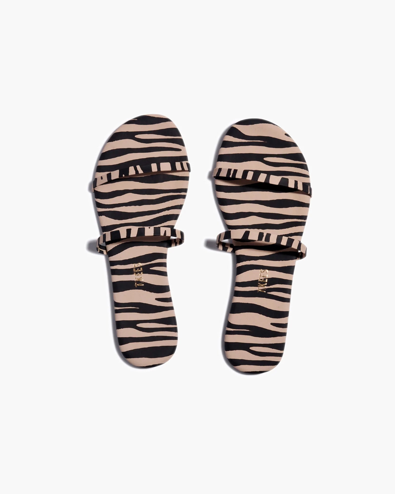 White / Black Women\'s TKEES Gemma Animal Sandals | WSKRBT864