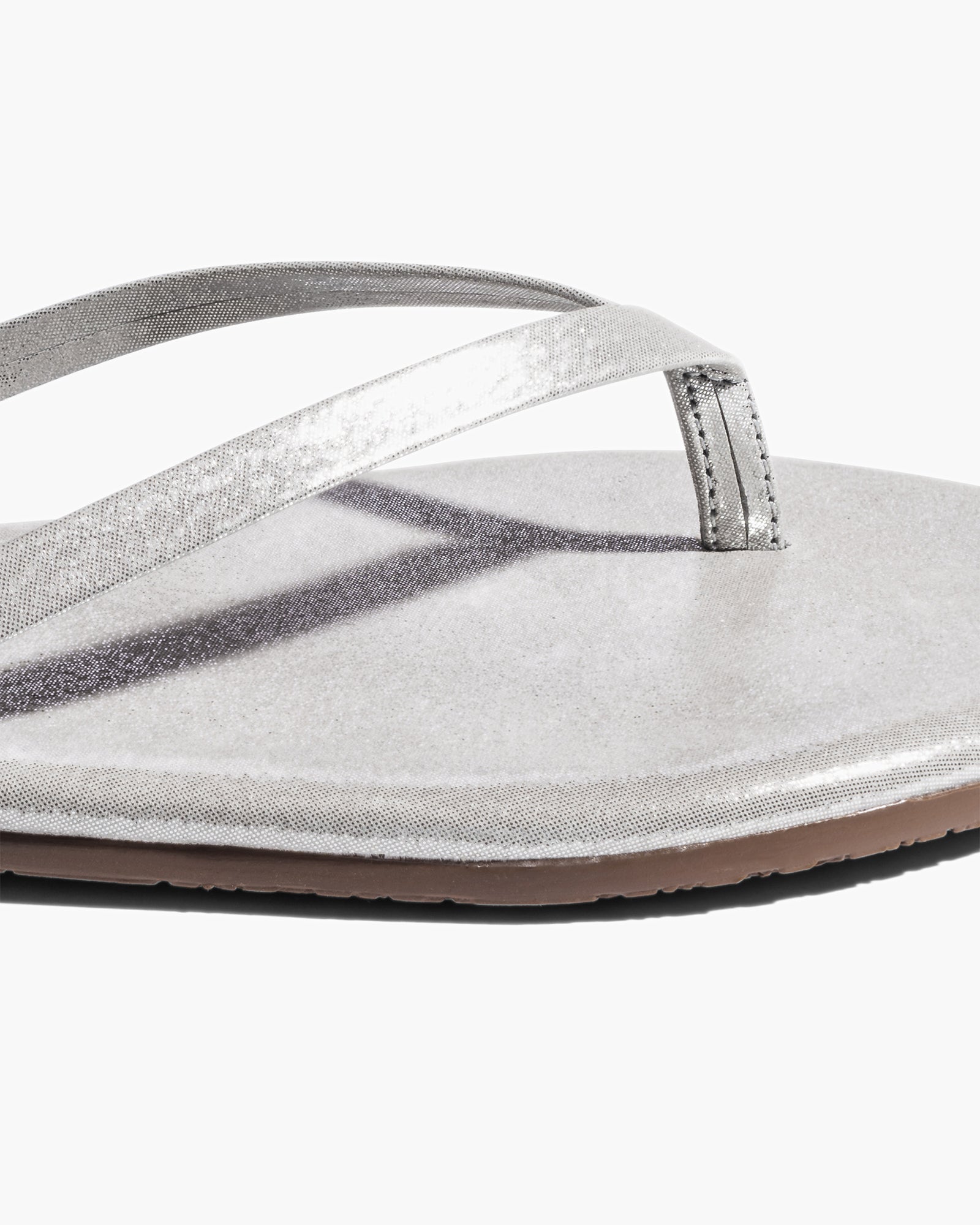 White Women's TKEES Lily Glitters Flip Flops | QCNVSA051