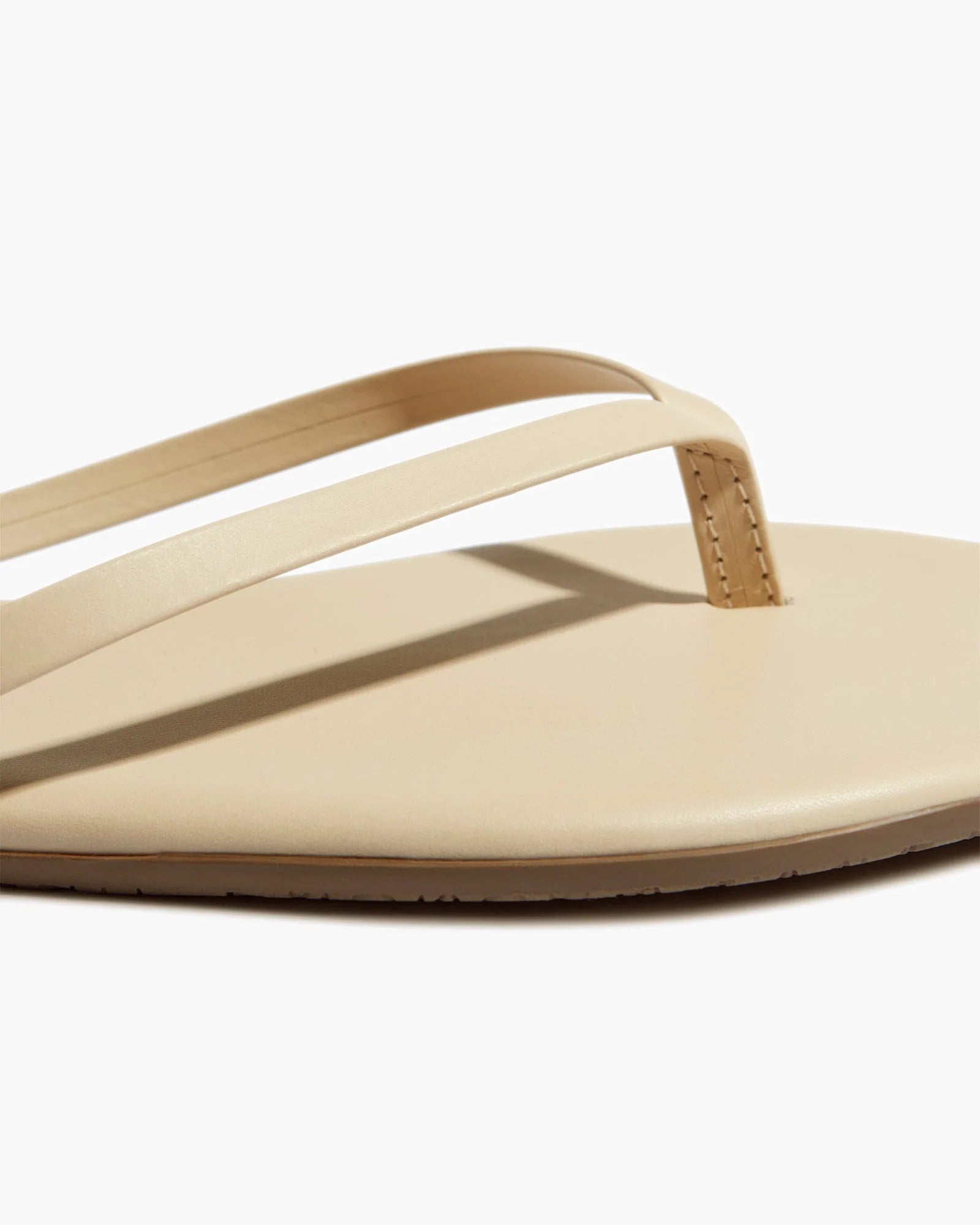 White Women's TKEES Lily Nudes Flip Flops | CBFPAJ031