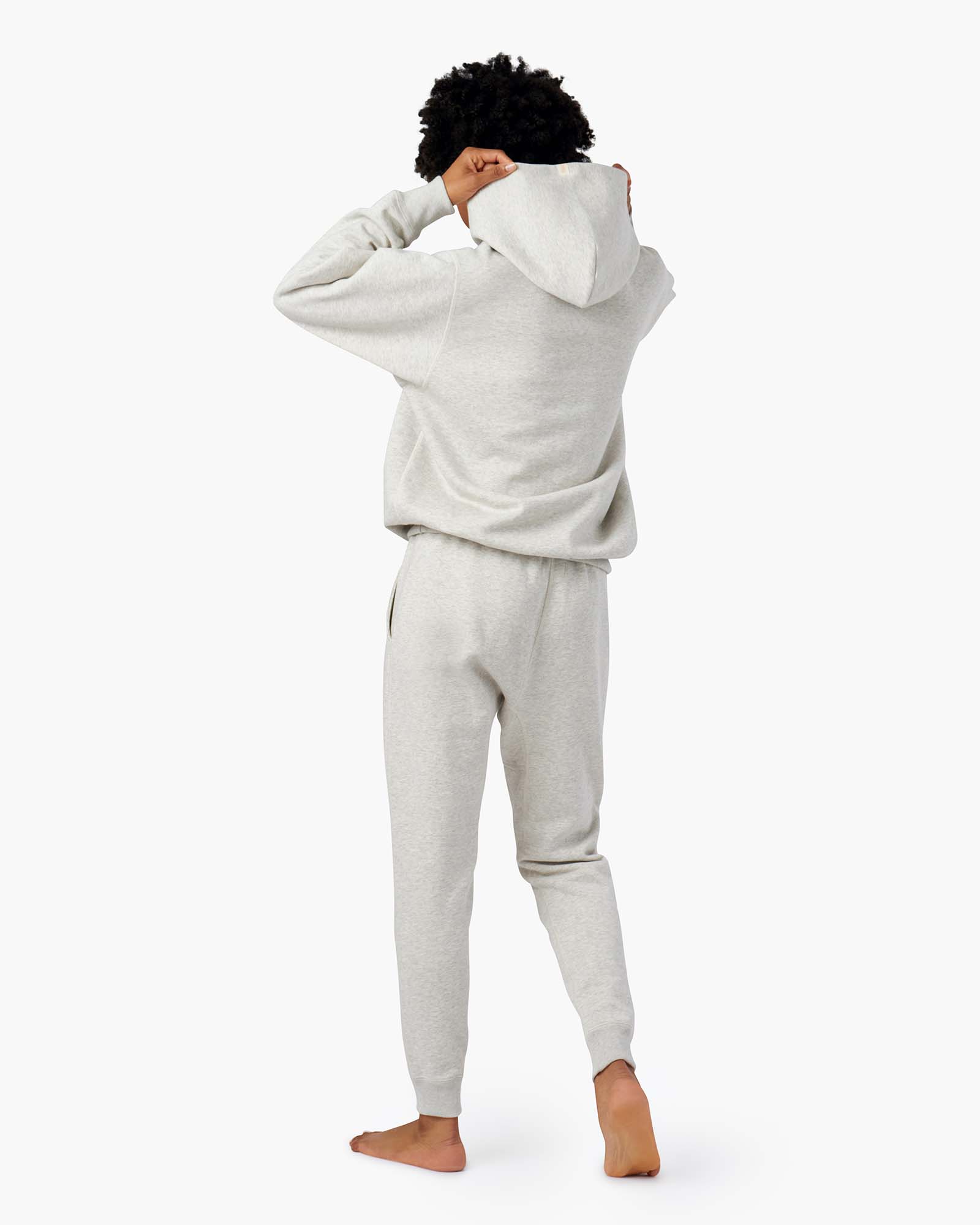 White Women's TKEES Warm Core Sport Jogger | WYMQHE901