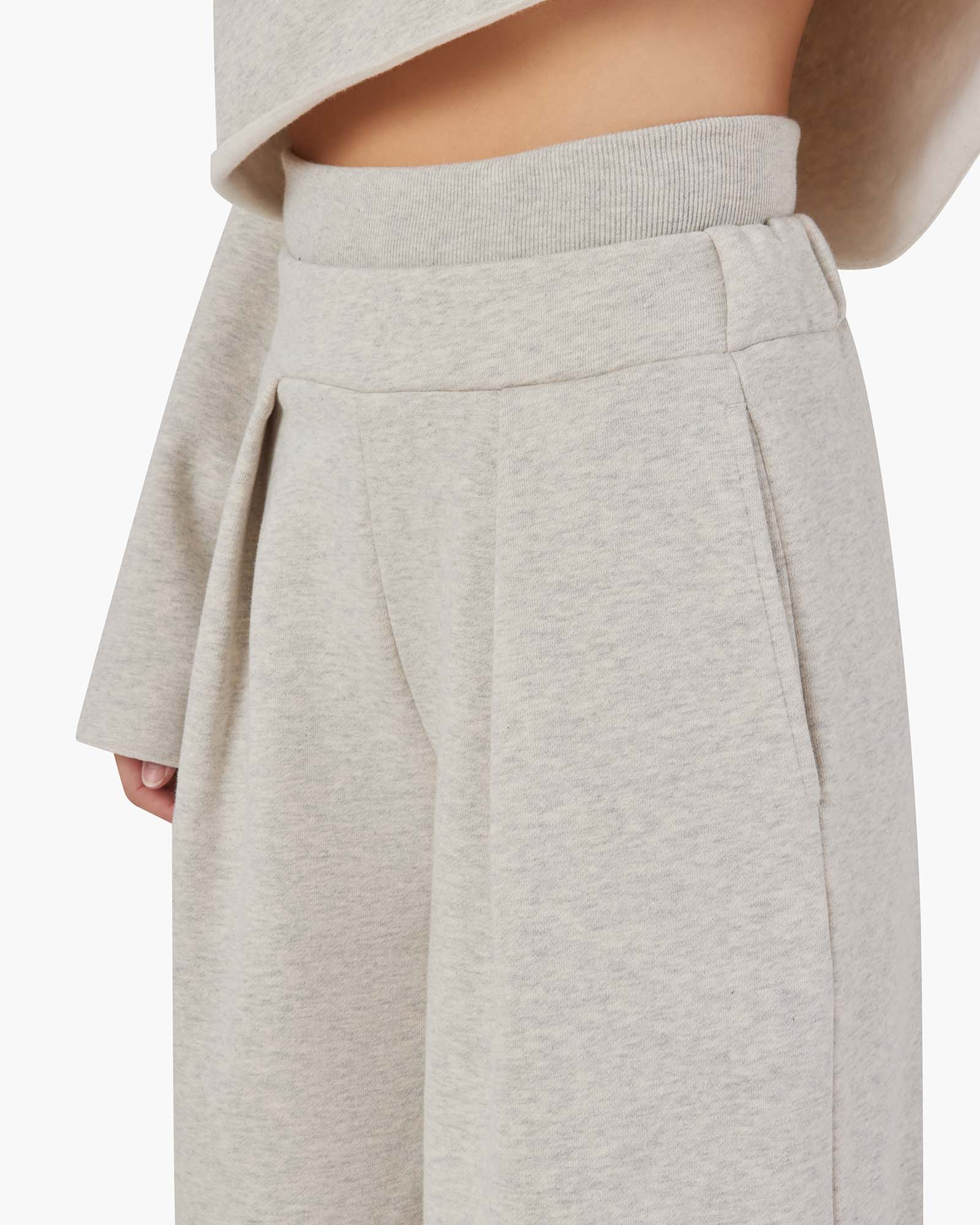 White Women's TKEES Warm Core Wide Leg Pants | JZUHYD016