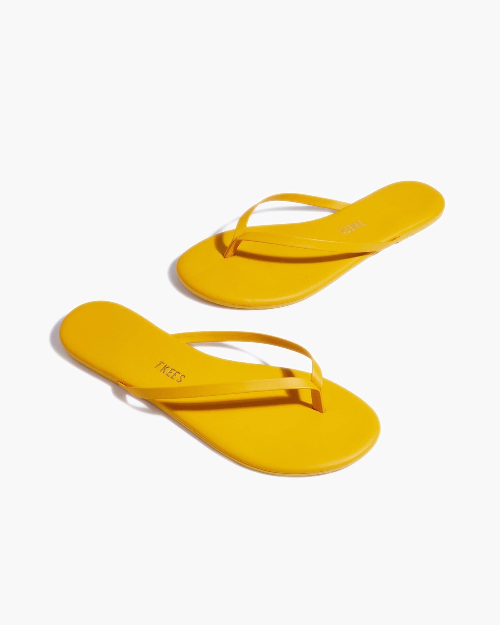 Yellow Women's TKEES Lily Pigments Flip Flops | KVIQSL386