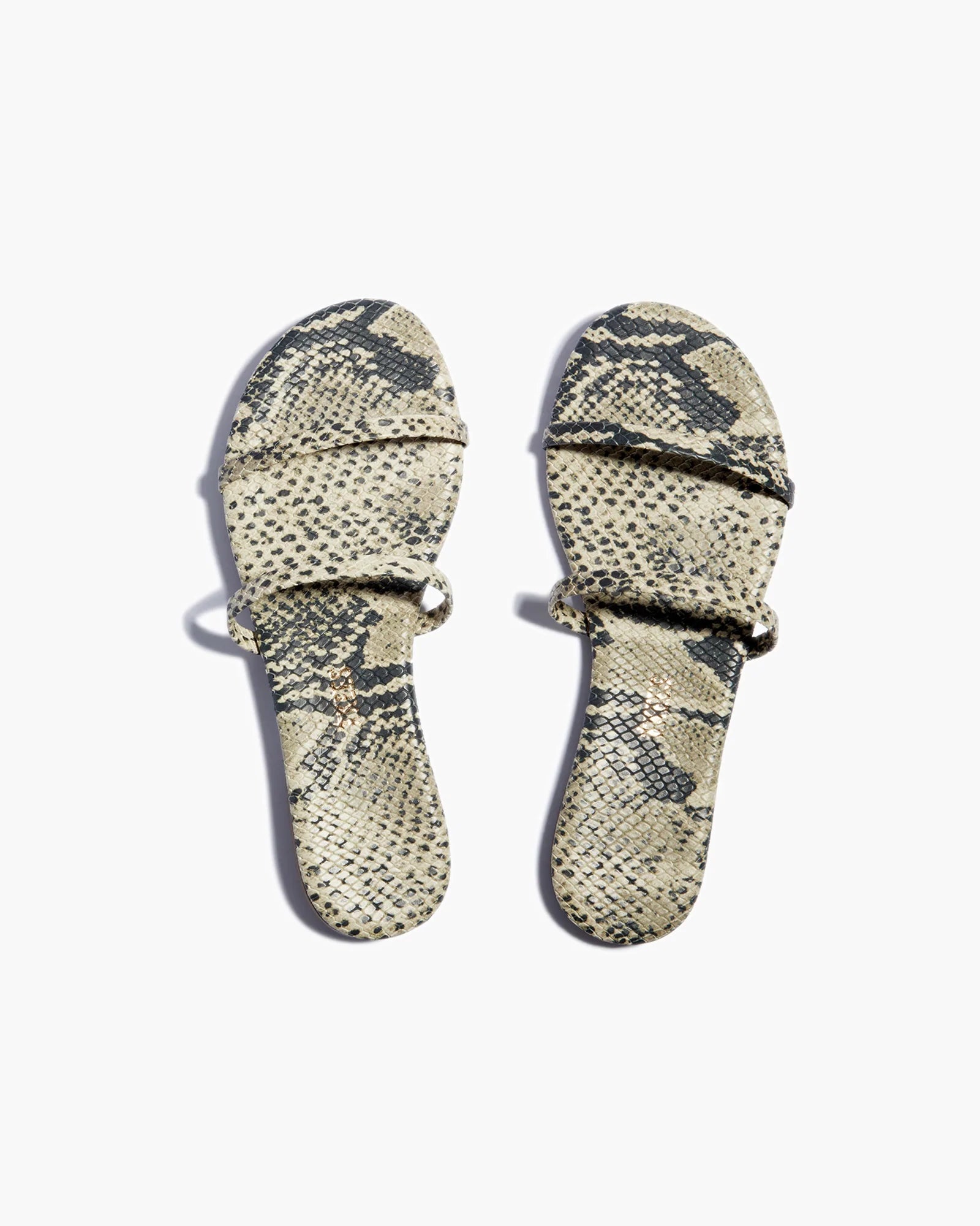 Brown Snake Women's TKEES Gemma Vegan Animal Sandals | TJEHXK789