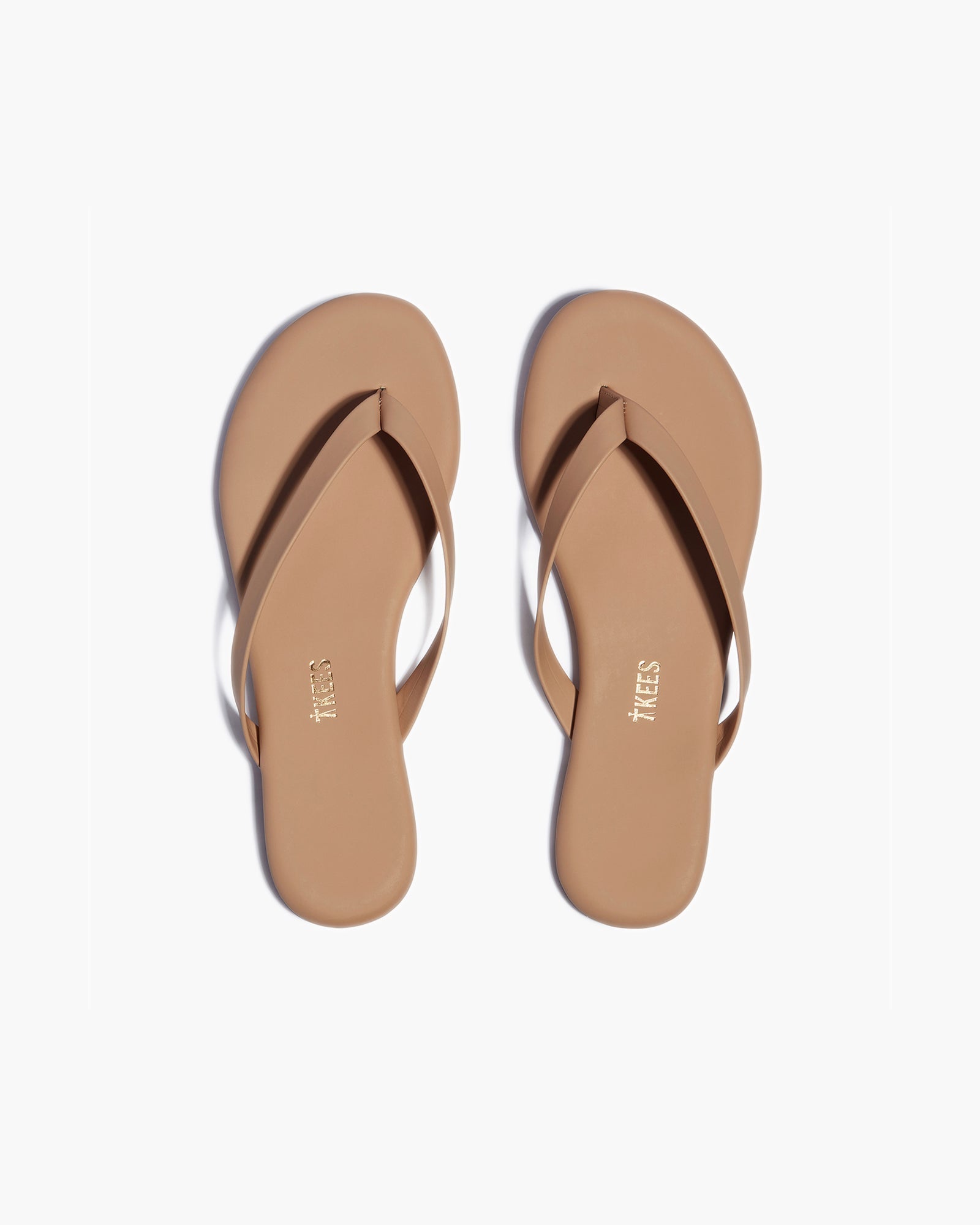 Brown Women's TKEES Boyfriend Vegan Flip Flops | DPFWXM698