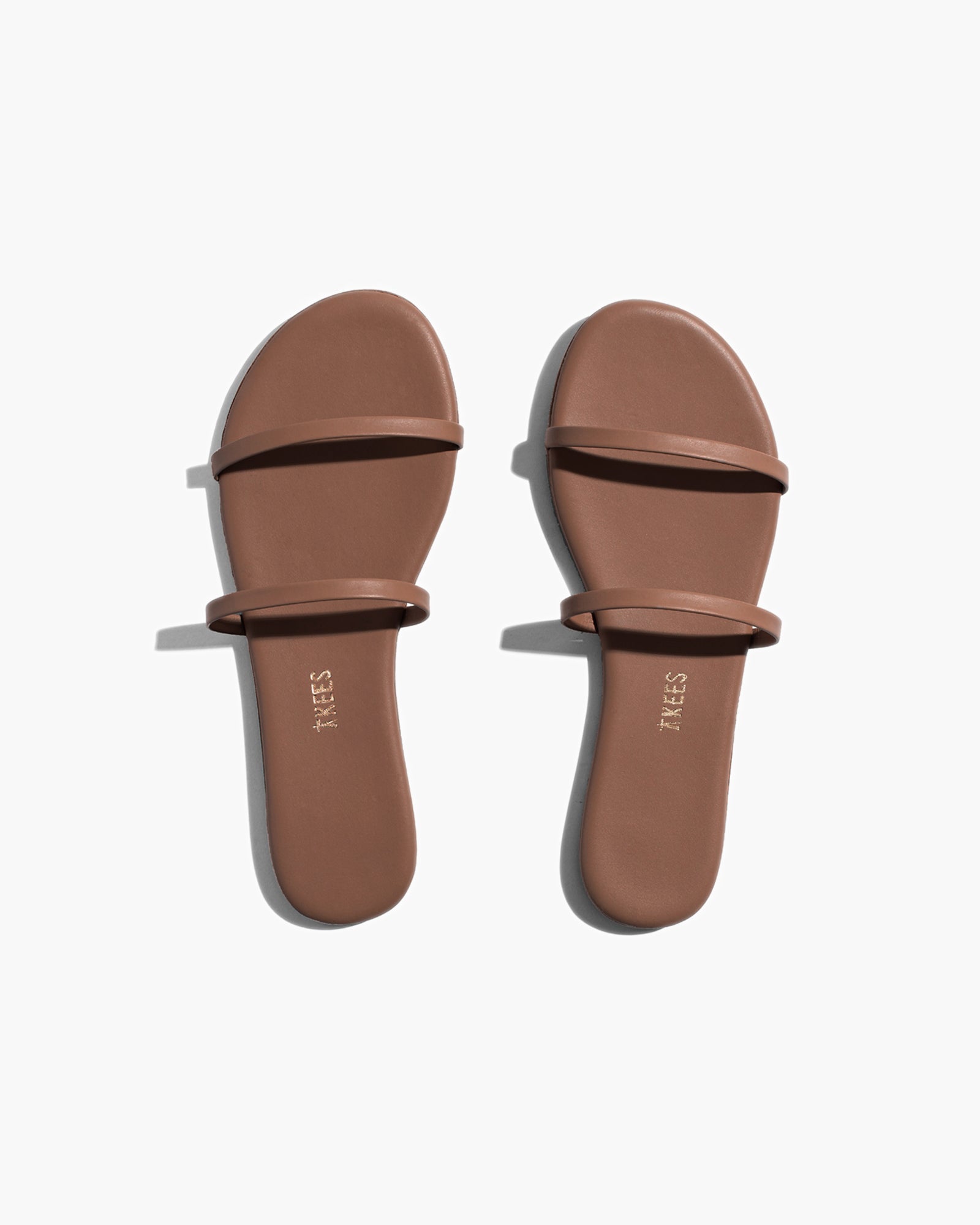 Brown Women's TKEES Gemma Vegan Sandals | ZDQERG604