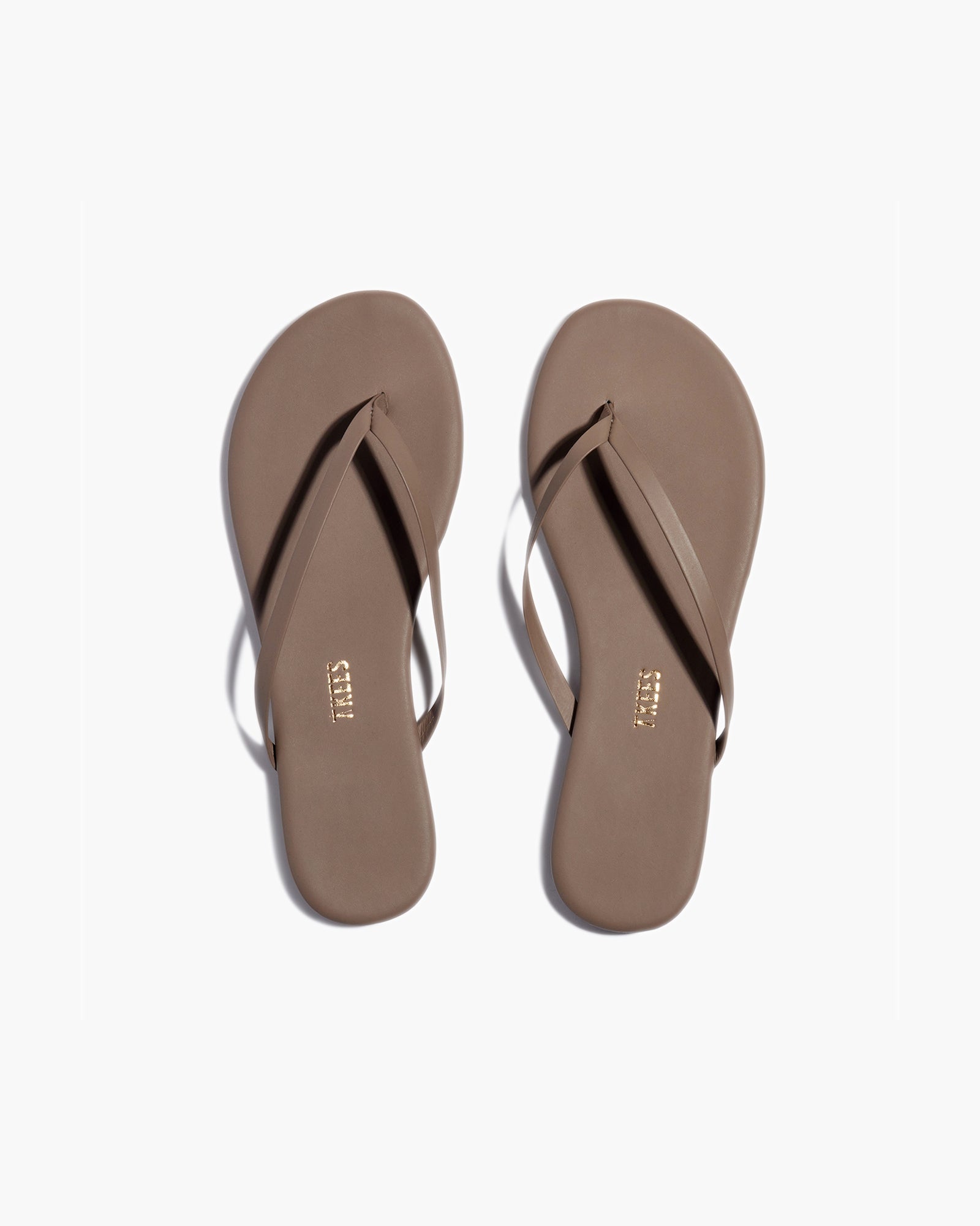 Brown Women's TKEES Lily Pigments Flip Flops | UYPZOE147