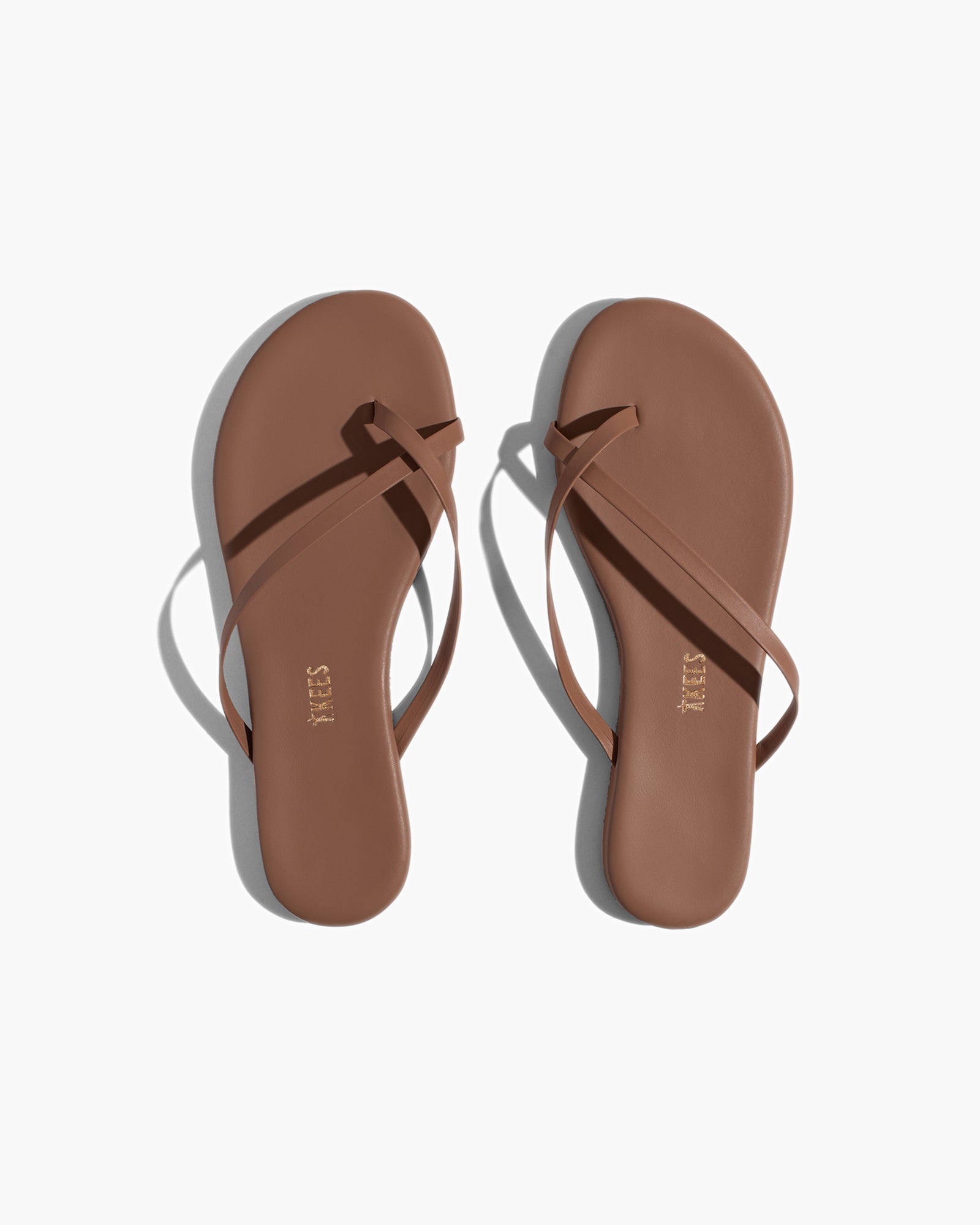 Brown Women's TKEES Riley Vegan Sandals | QHUIBF837