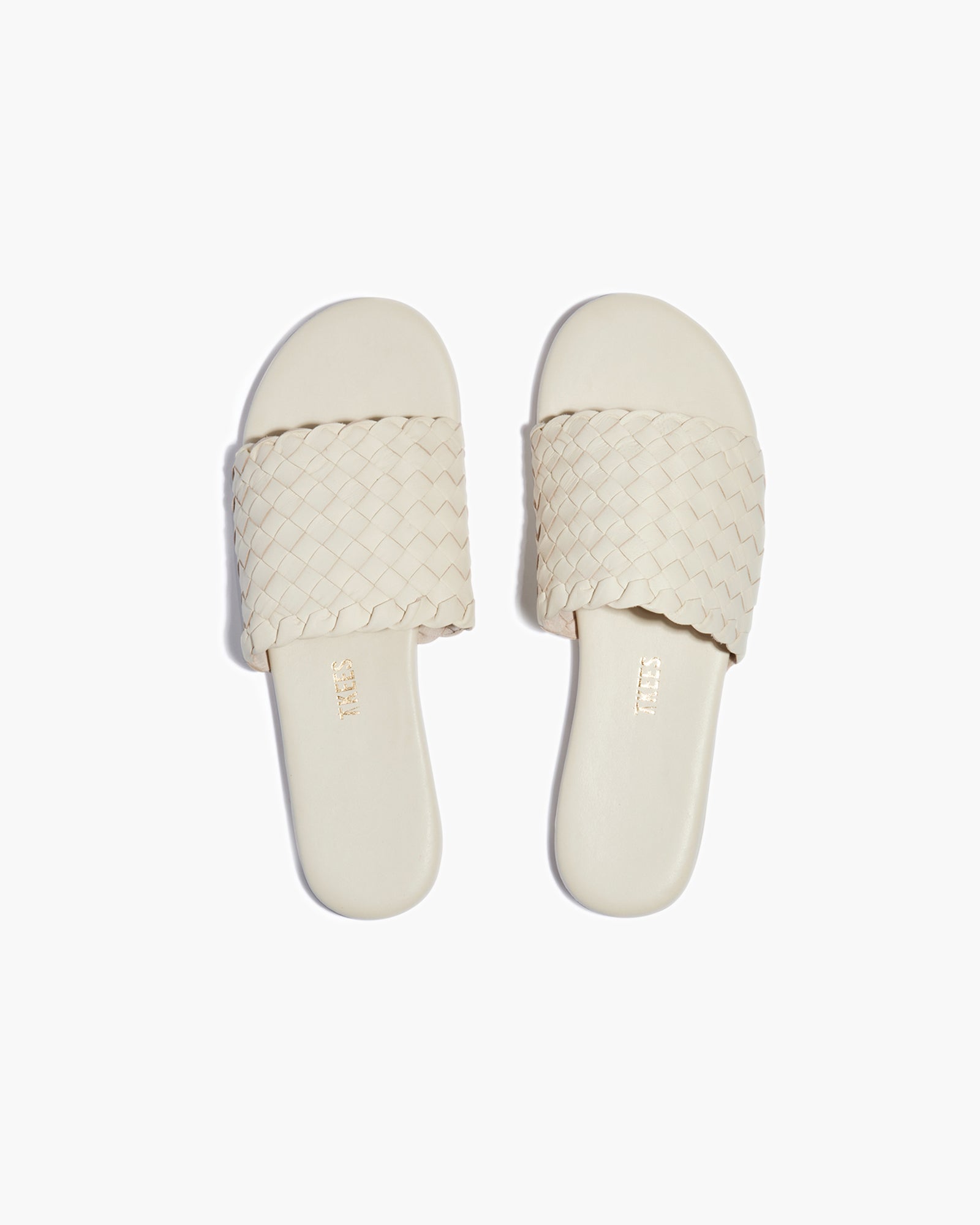 Light Yellow Women's TKEES Betty Slides | LUVTNZ586