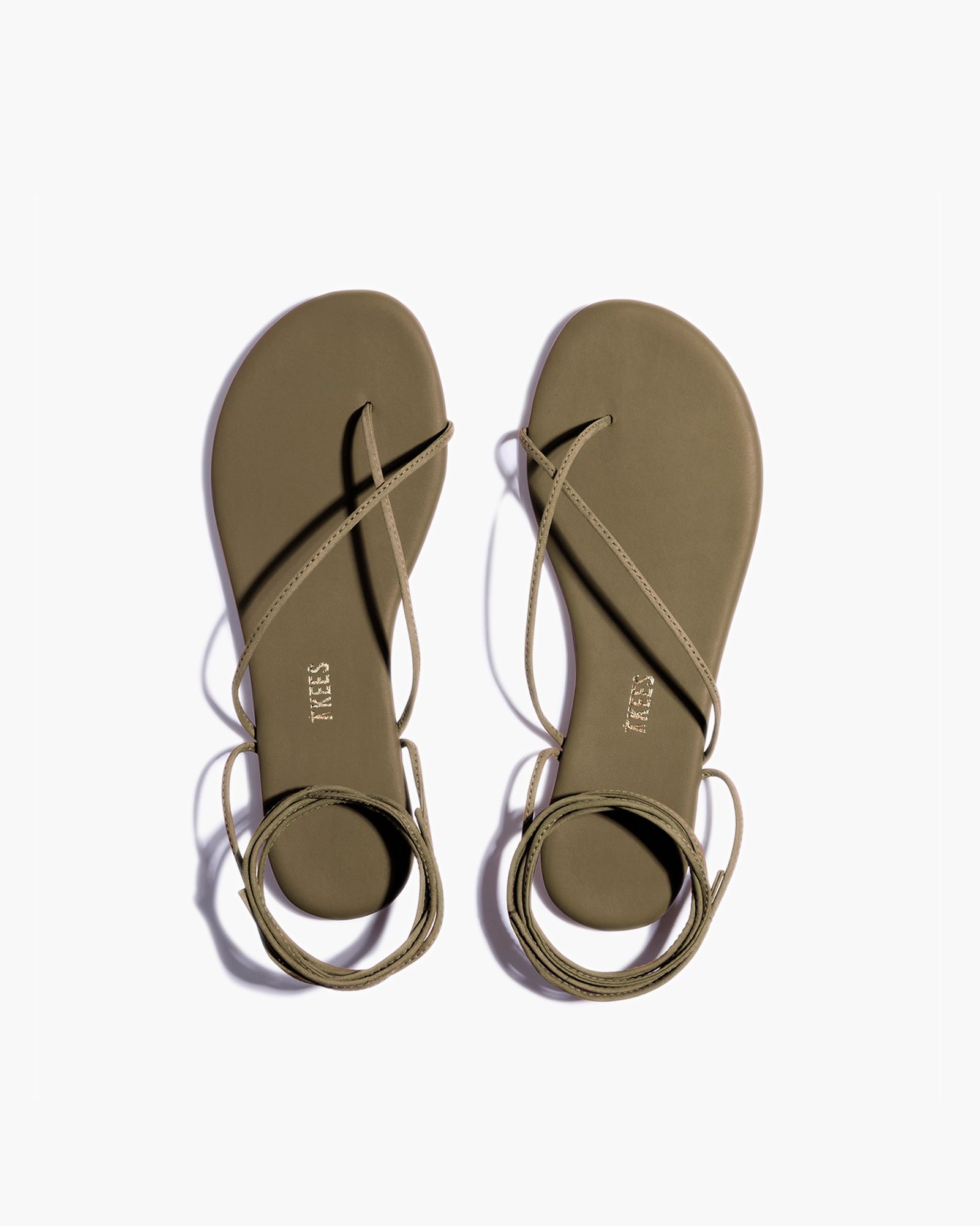 Olive Women's TKEES Roe Sandals | NLJYIB658