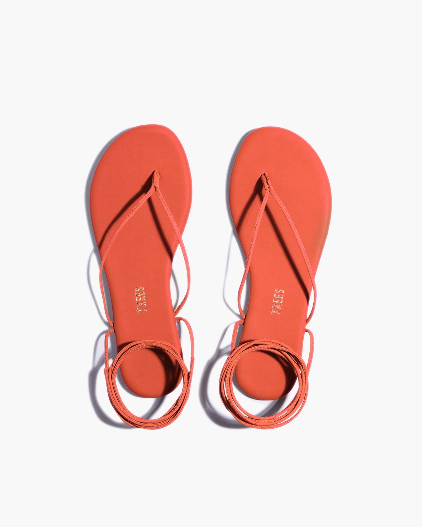 Orange Women's TKEES Lilu Pigments Sandals | XUNGZB508