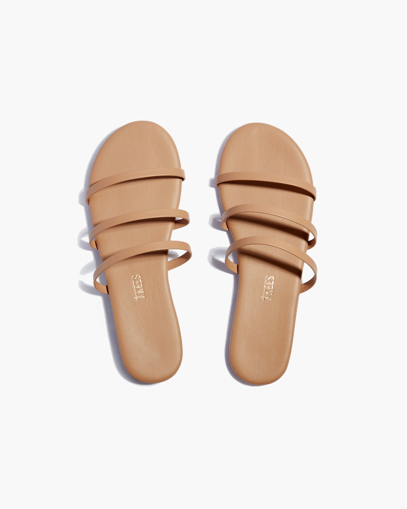 Rose Gold Women's TKEES Emma Sandals | LWCXYU281